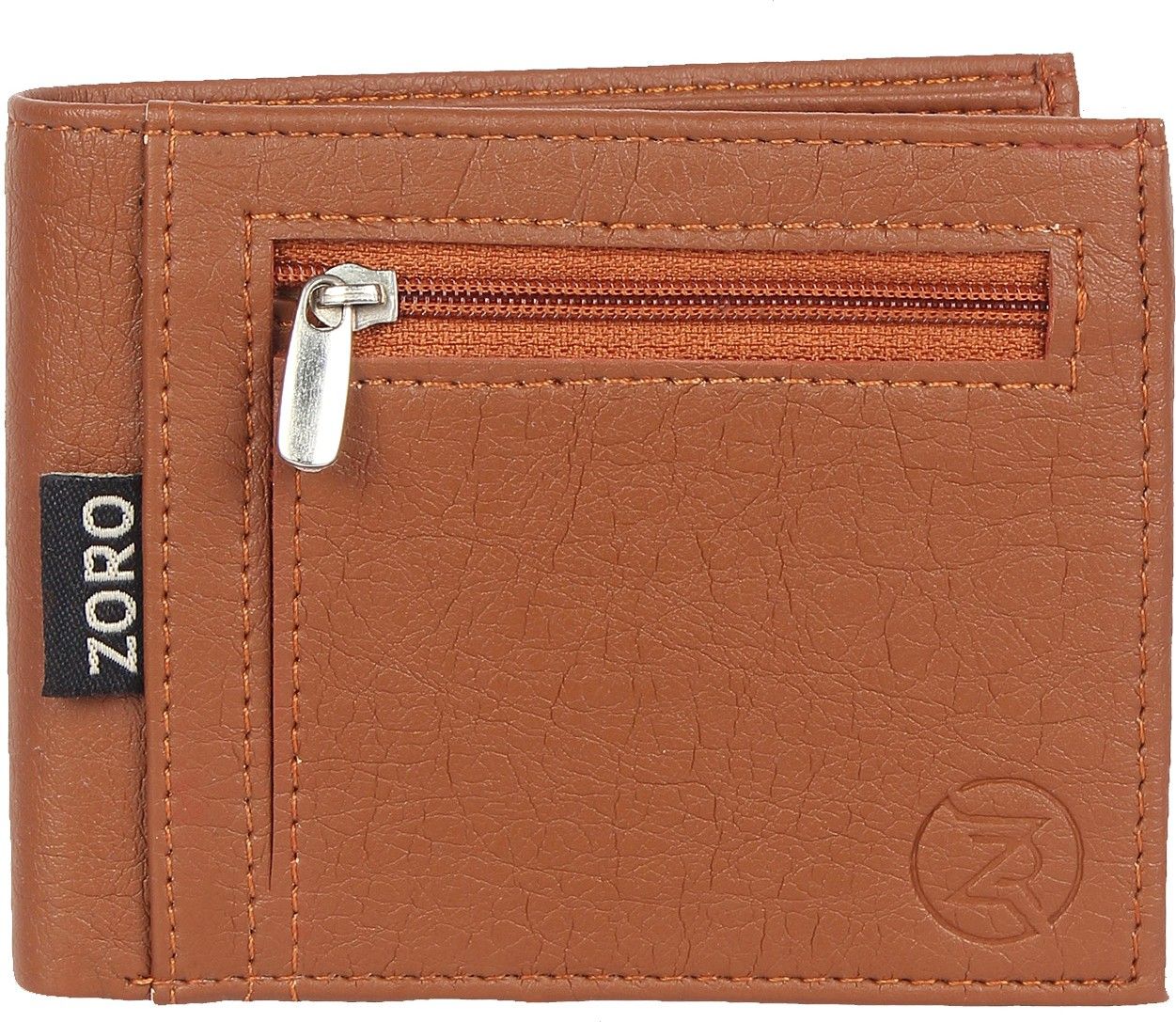 Men Tan Artificial Leather Wallet - Mini-image-36