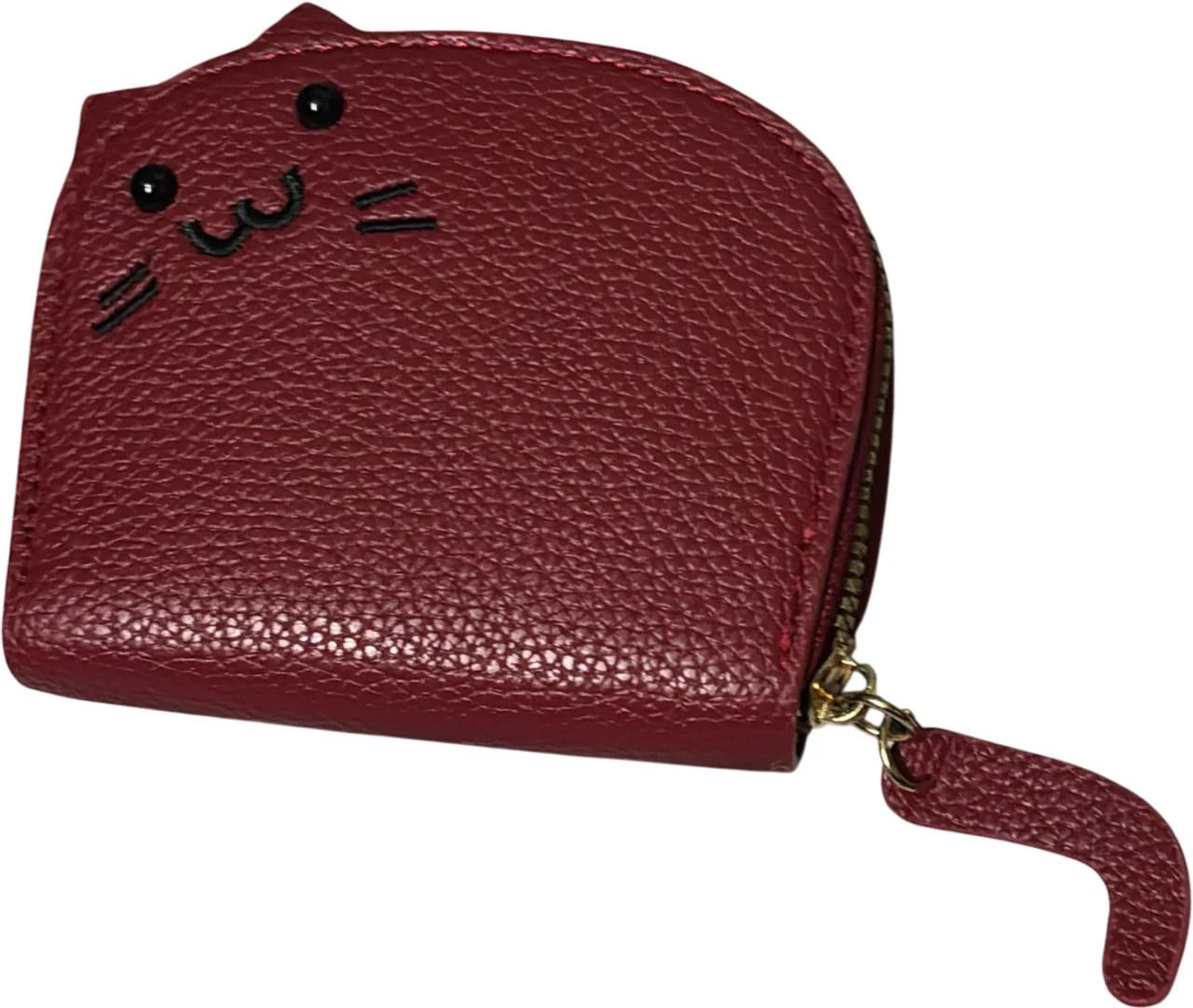 Women Red Artificial Leather Card Holder-image-48