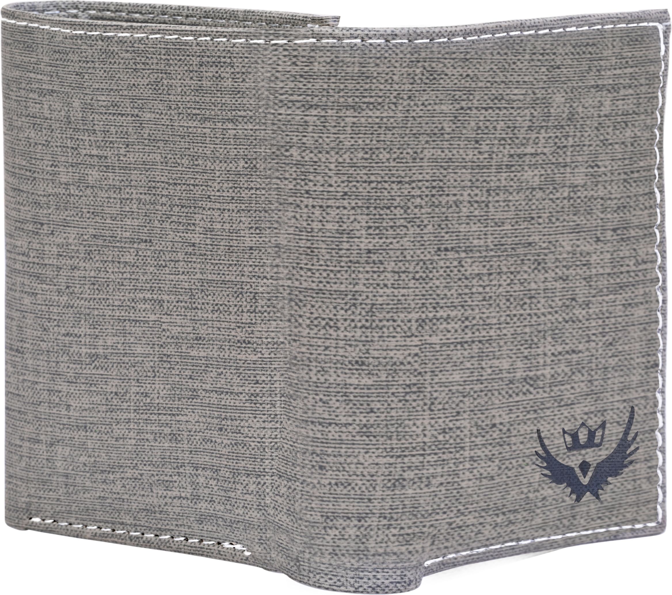lorenz Men Grey Fabric Wallet-picture-4