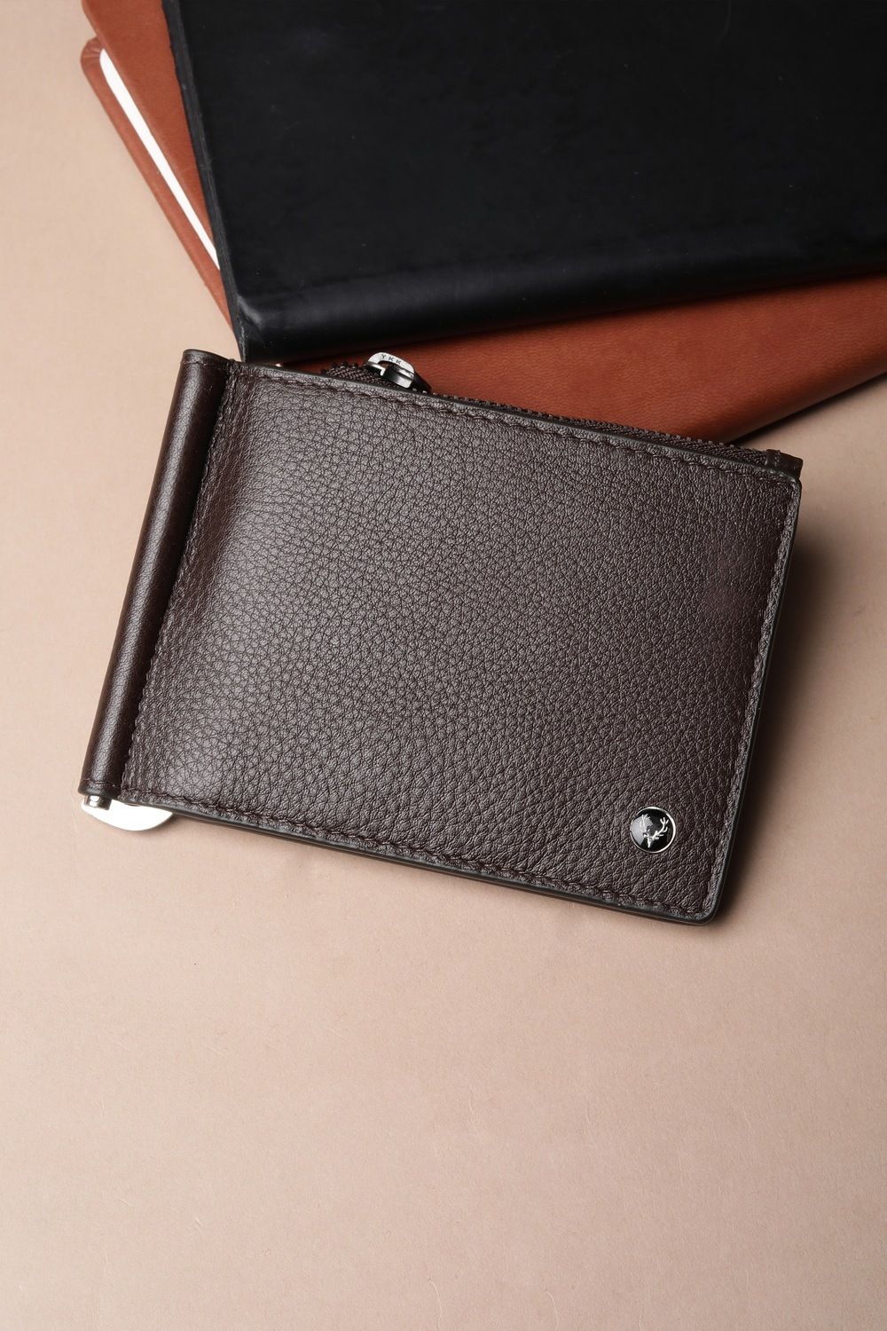 allen solly Men Casual Brown Genuine Leather Wallet-picture-18