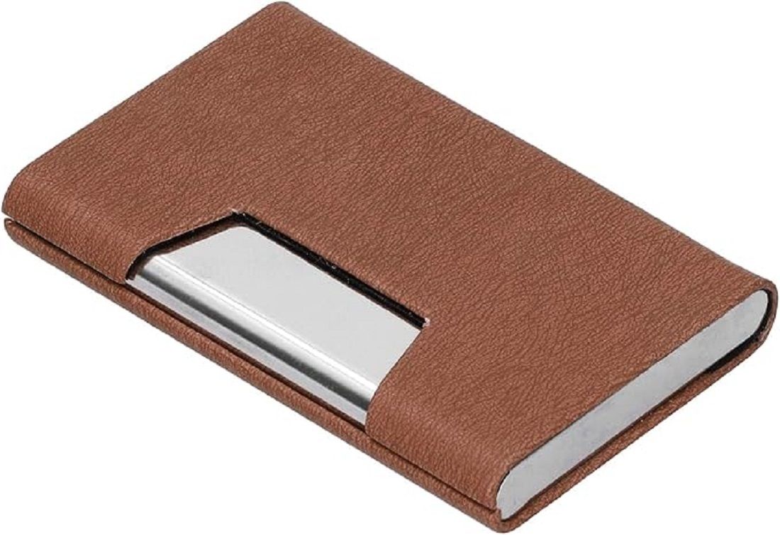 watchstar Men & Women Casual, Formal Brown Genuine Leather RFID Card Holder-picture-12