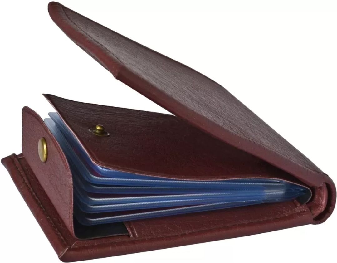 tpm Men Brown Artificial Leather RFID Wallet-picture-28