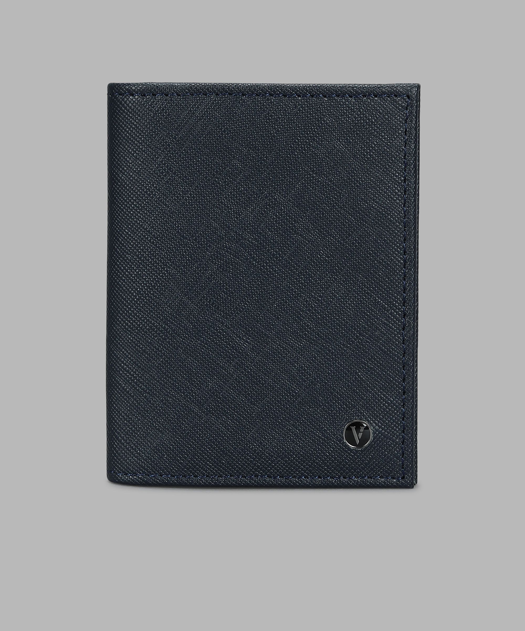 Men Blue Genuine Leather Wallet-image-20