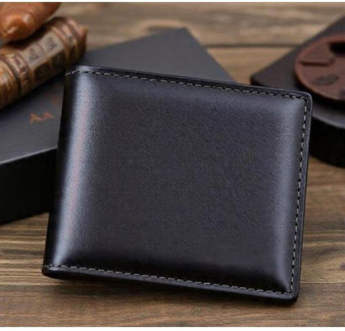 levohide Men Black Genuine Leather Wallet-picture-0