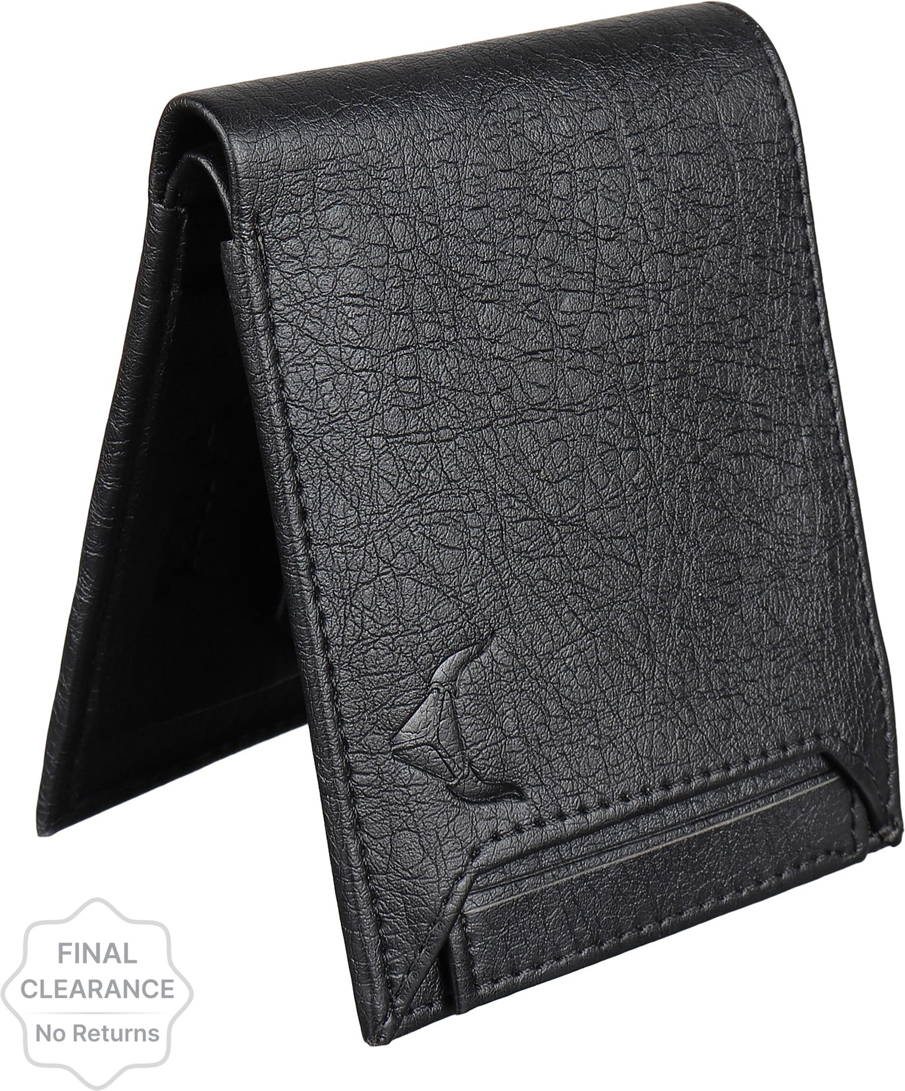 Men Black Genuine Leather Wallet - Regular Size-image-35
