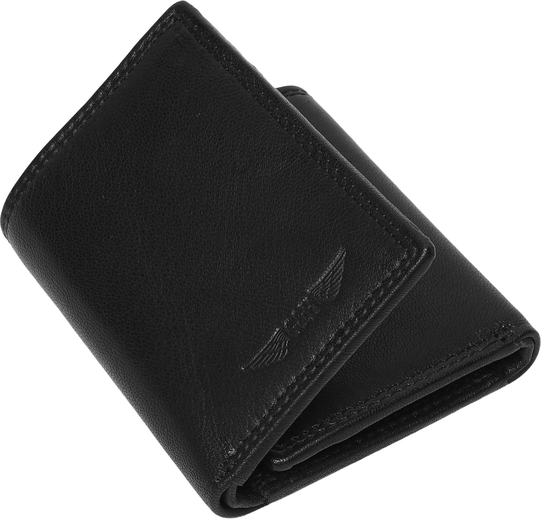 g & h Men Formal, Trendy Black Genuine Leather RFID Wallet-picture-22
