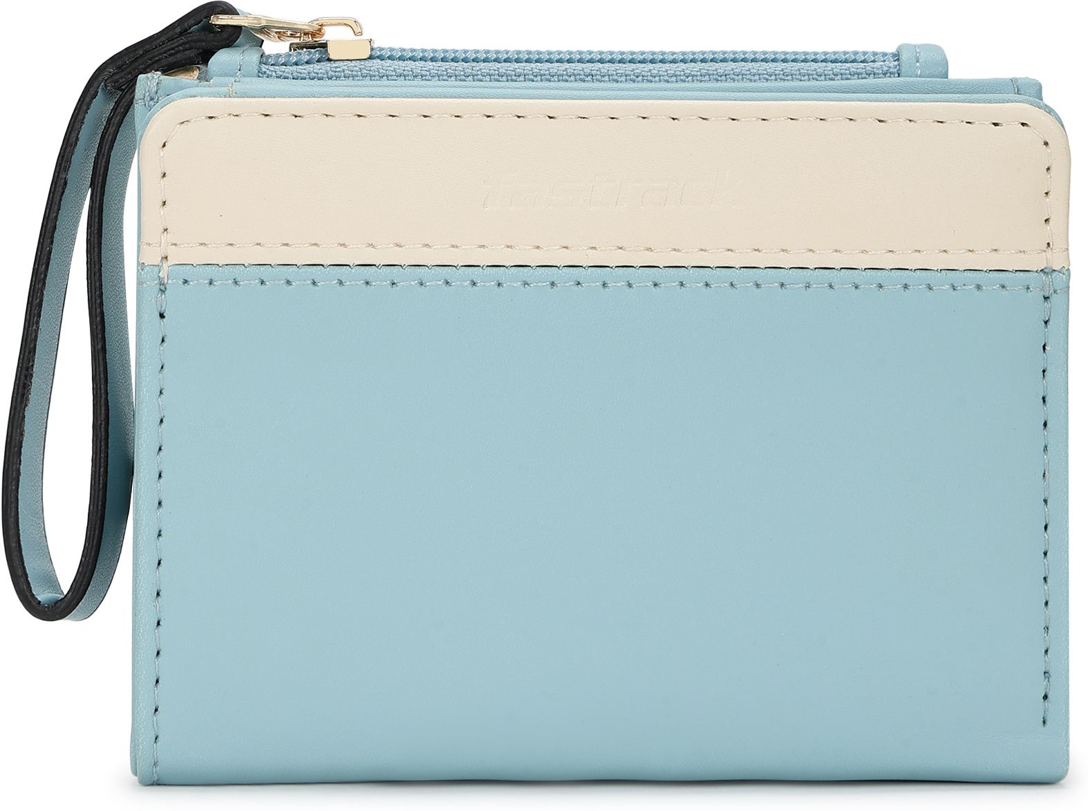 Women Casual Blue Artificial Leather Wrist Wallet-image-26