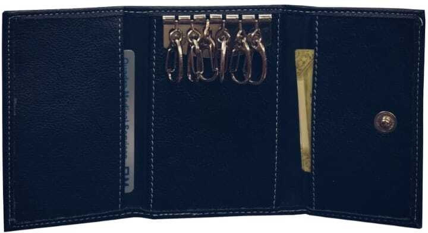 Men & Women Casual Blue Artificial Leather Wallet-image-17