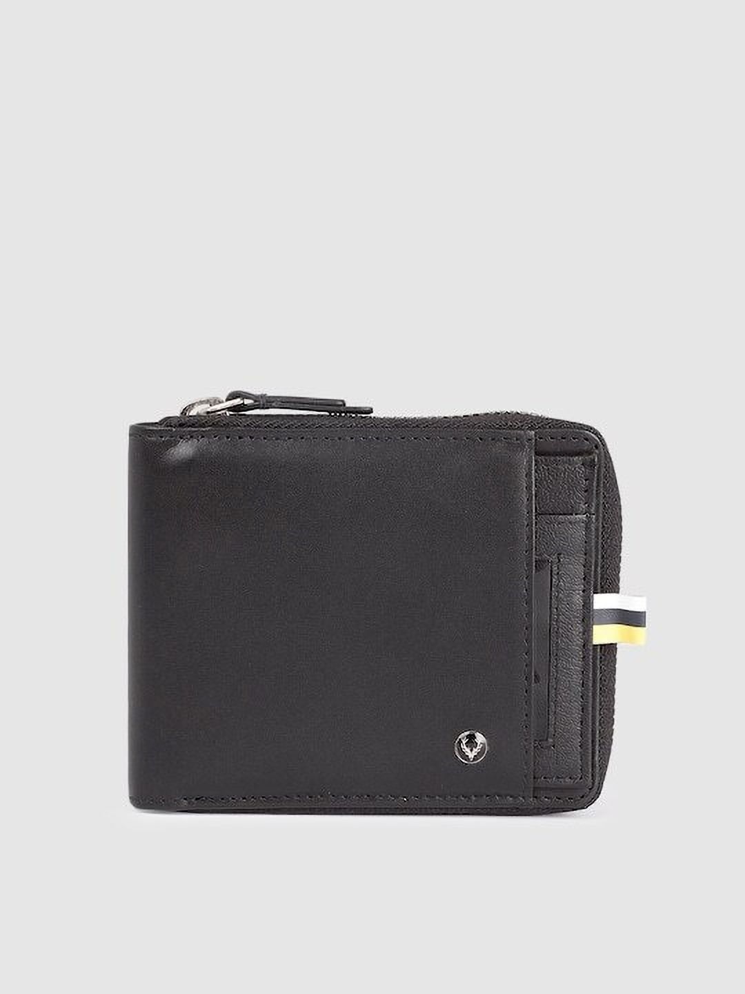 allen solly Men Casual Black Genuine Leather Wallet-picture-27