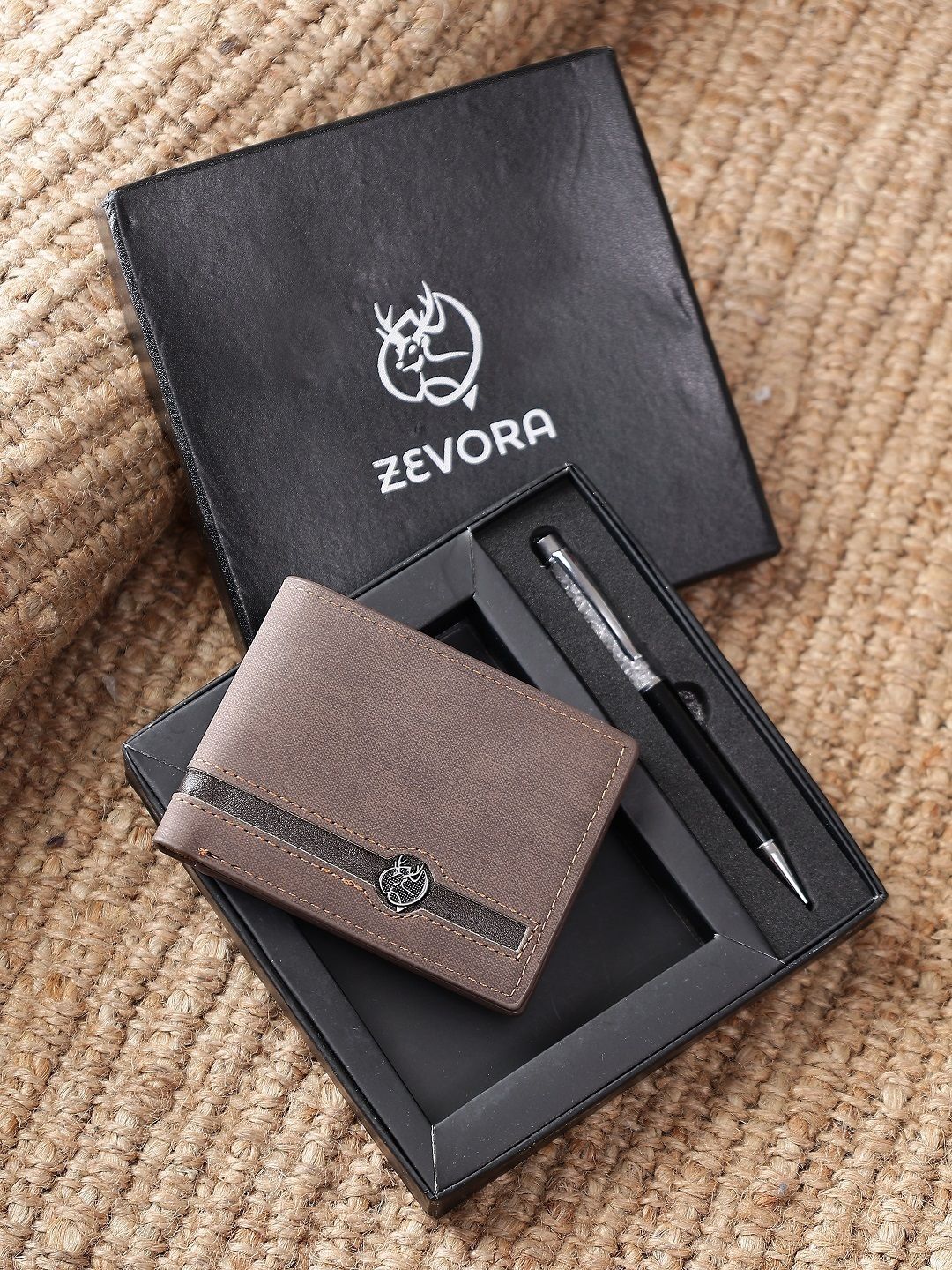 zevora Men Casual, Formal Brown Genuine Leather Wallet-picture-12