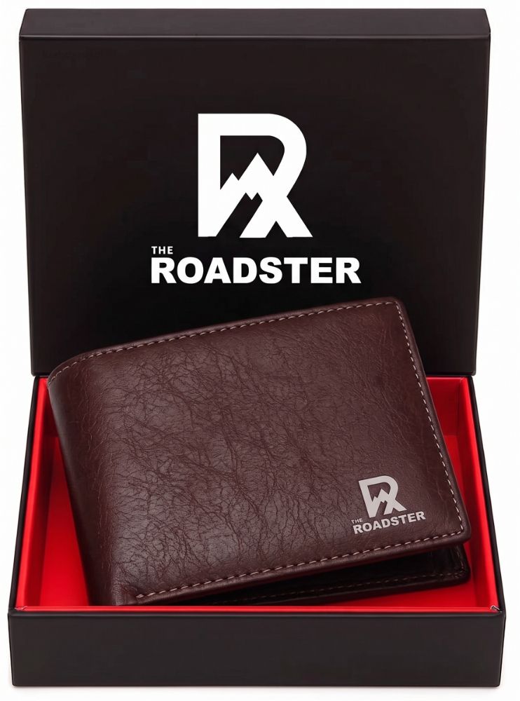 Men Casual, Formal Brown Artificial Leather RFID Wallet-image-44