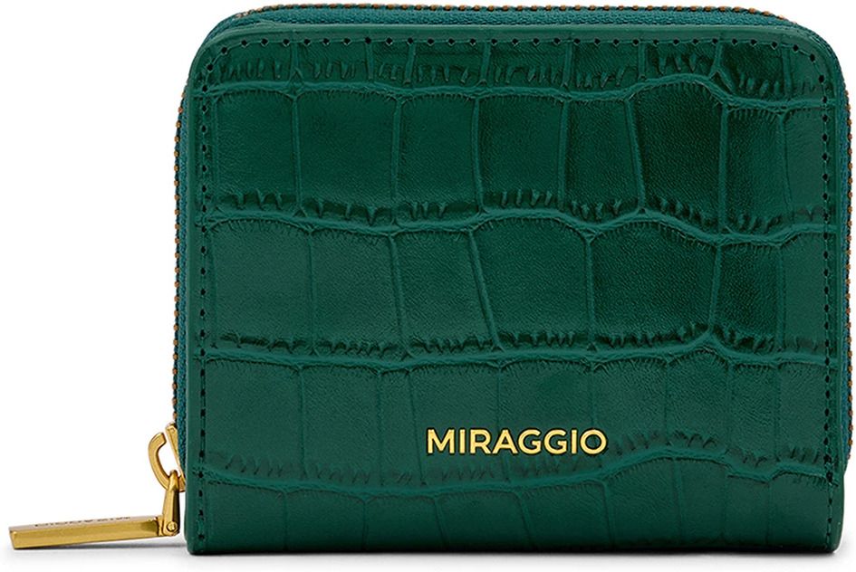 Women Green Artificial Leather Wallet-image-5