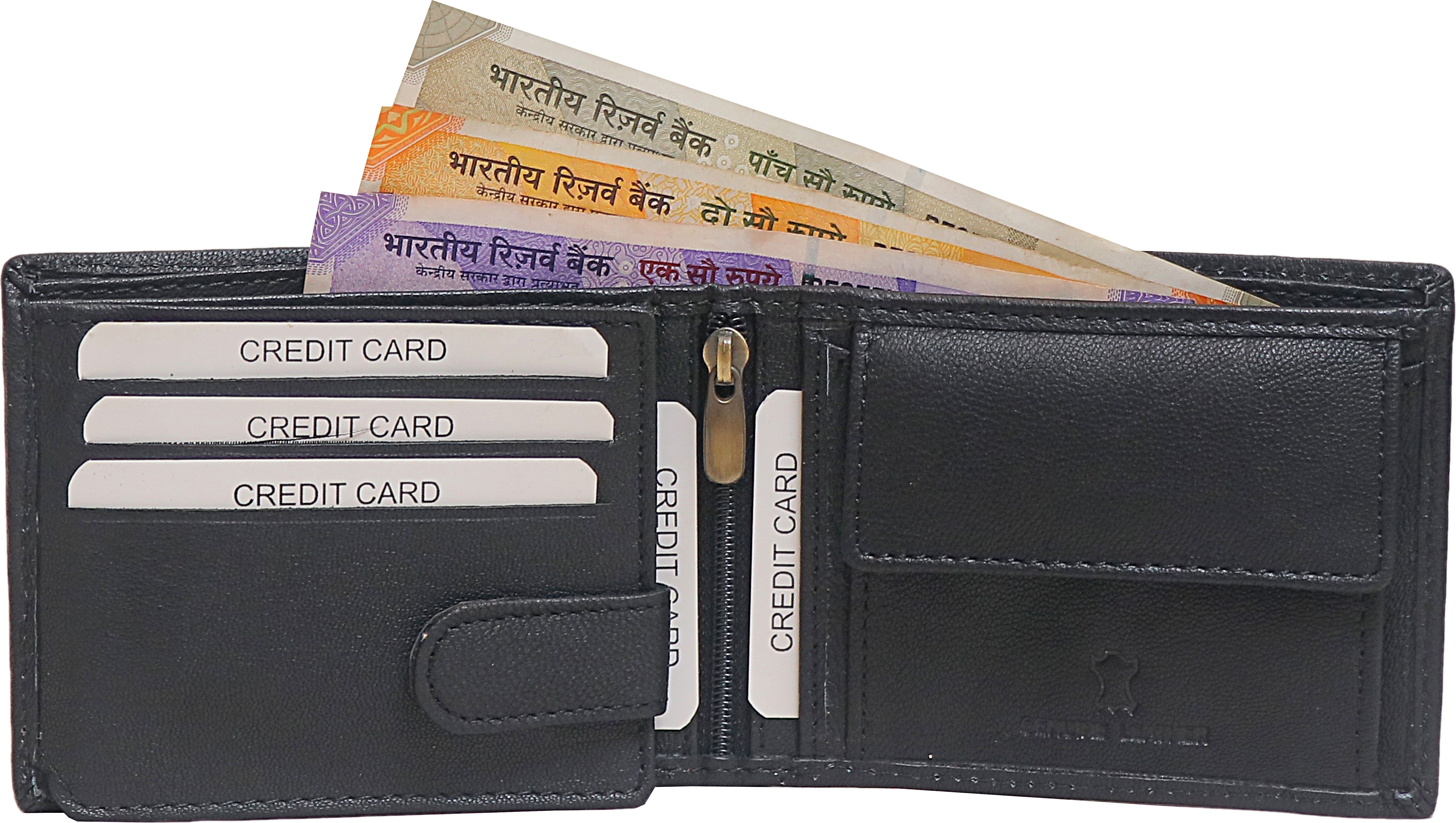 amjadt3 Men Casual, Formal Black Genuine Leather RFID Wallet-picture-28
