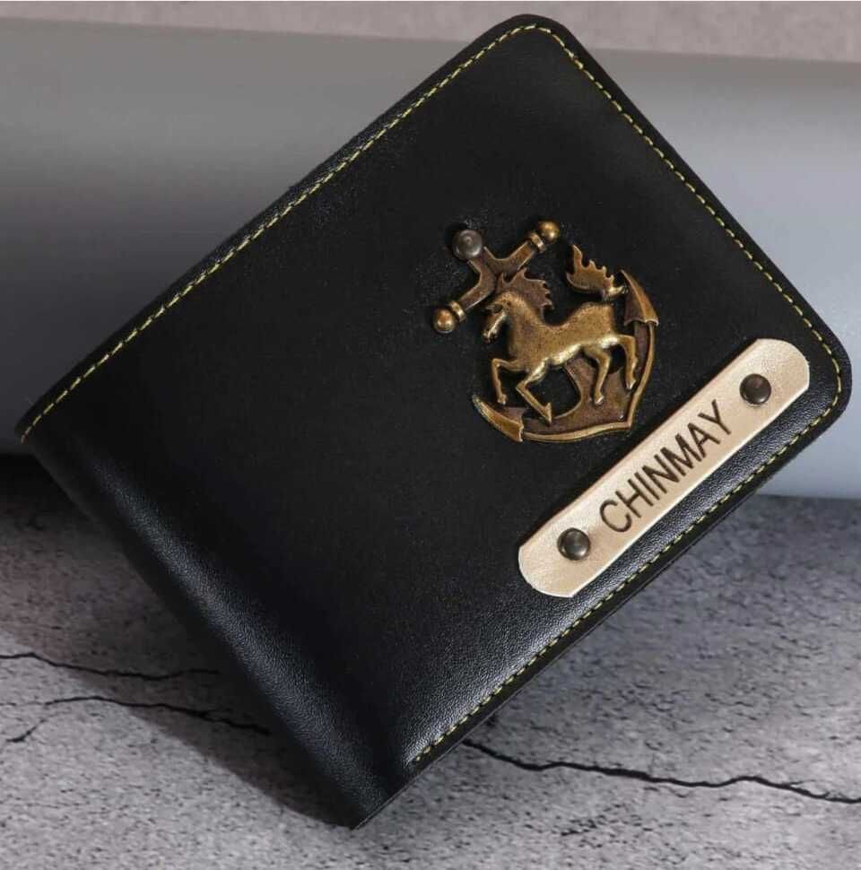 celed Men Casual Black Genuine Leather RFID Wallet-picture-2