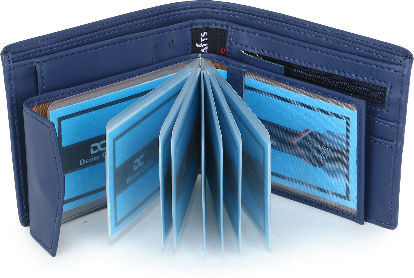 Men Trendy, Travel, Formal, Evening/Party, Casual, Ethnic Blue Artificial Leather Wallet - Regular Size-image-23