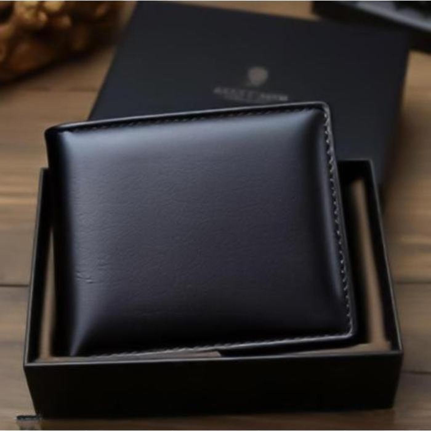 levohide Men Black Genuine Leather Wallet-picture-12