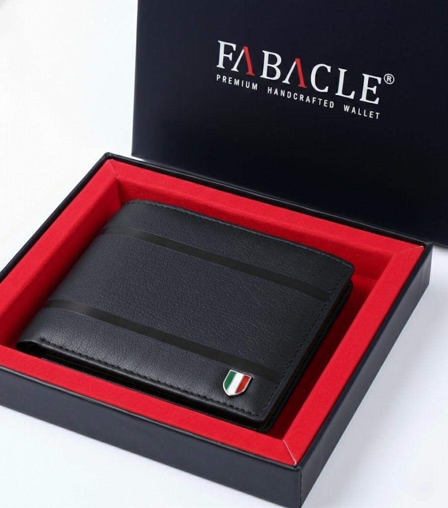fabacle Men Trendy, Casual Black Artificial Leather Wallet-picture-23