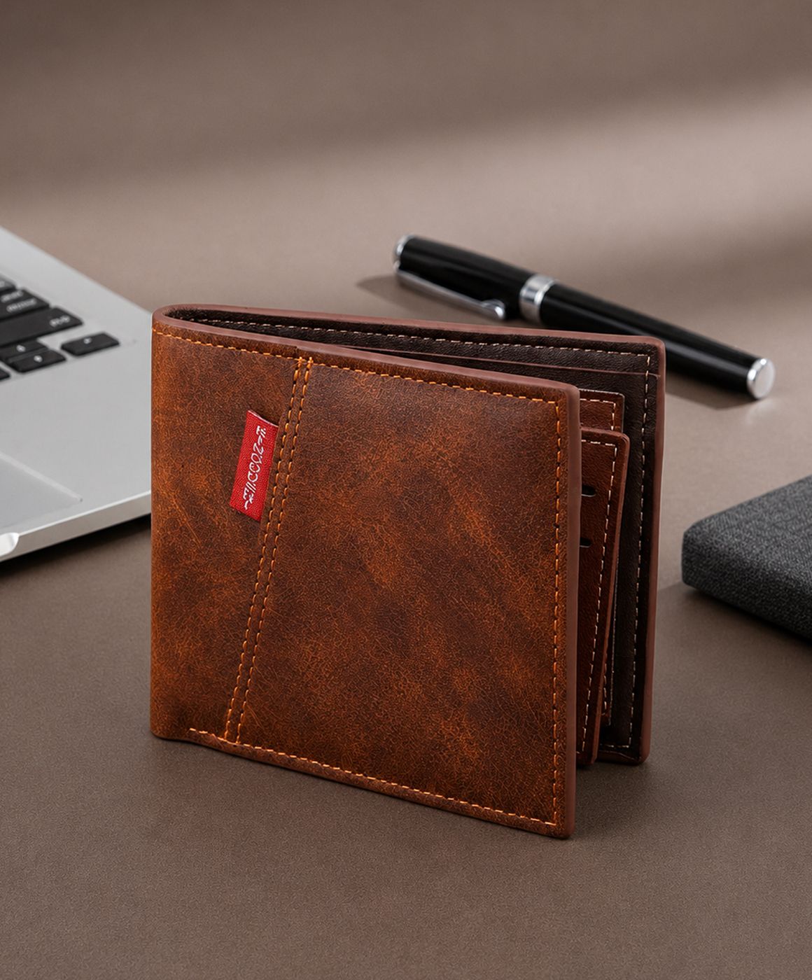 thewalletstore Men Casual Brown Artificial Leather Wallet-picture-41