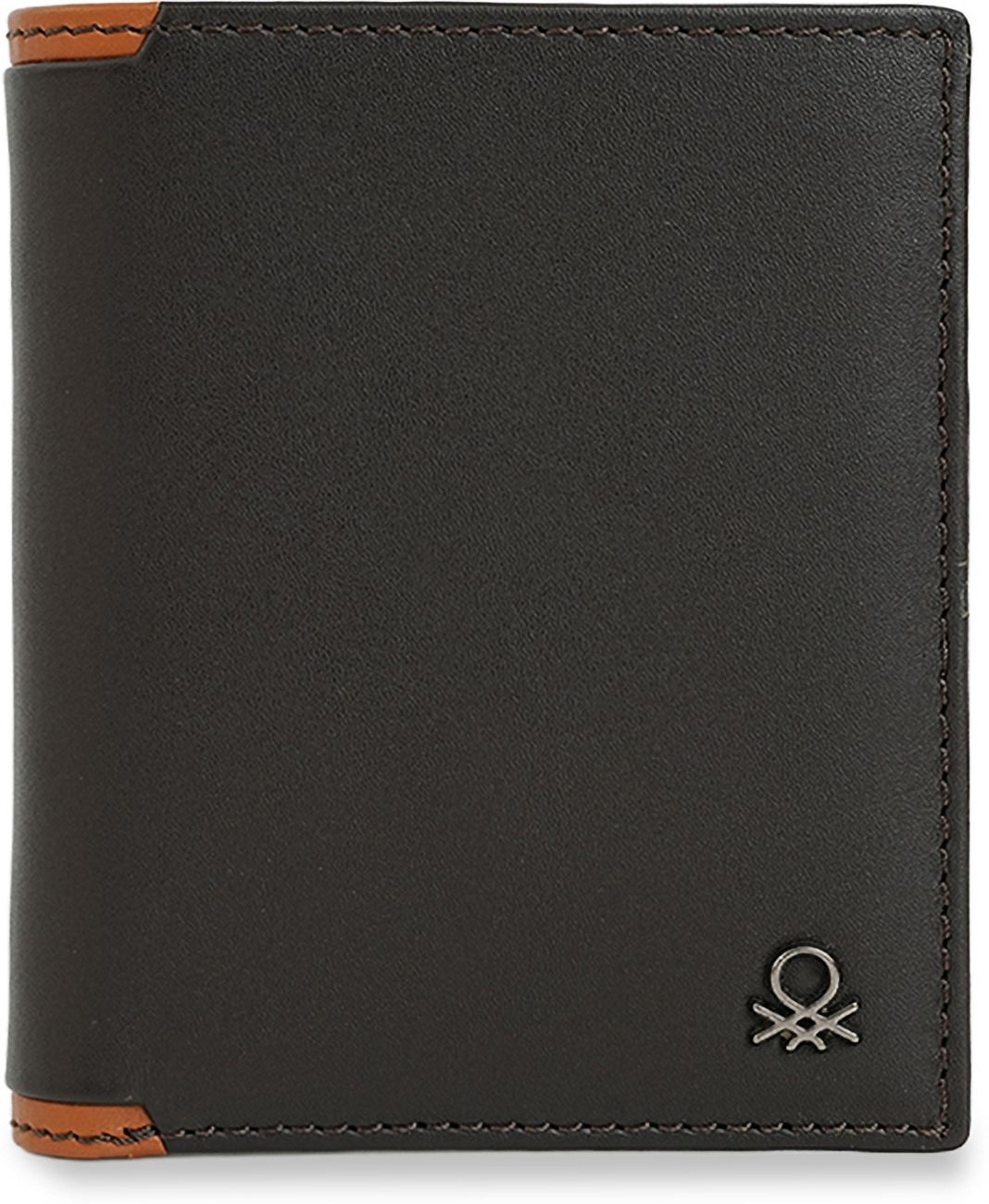 united colors of benetton Men Brown Genuine Leather RFID Wallet-picture-22