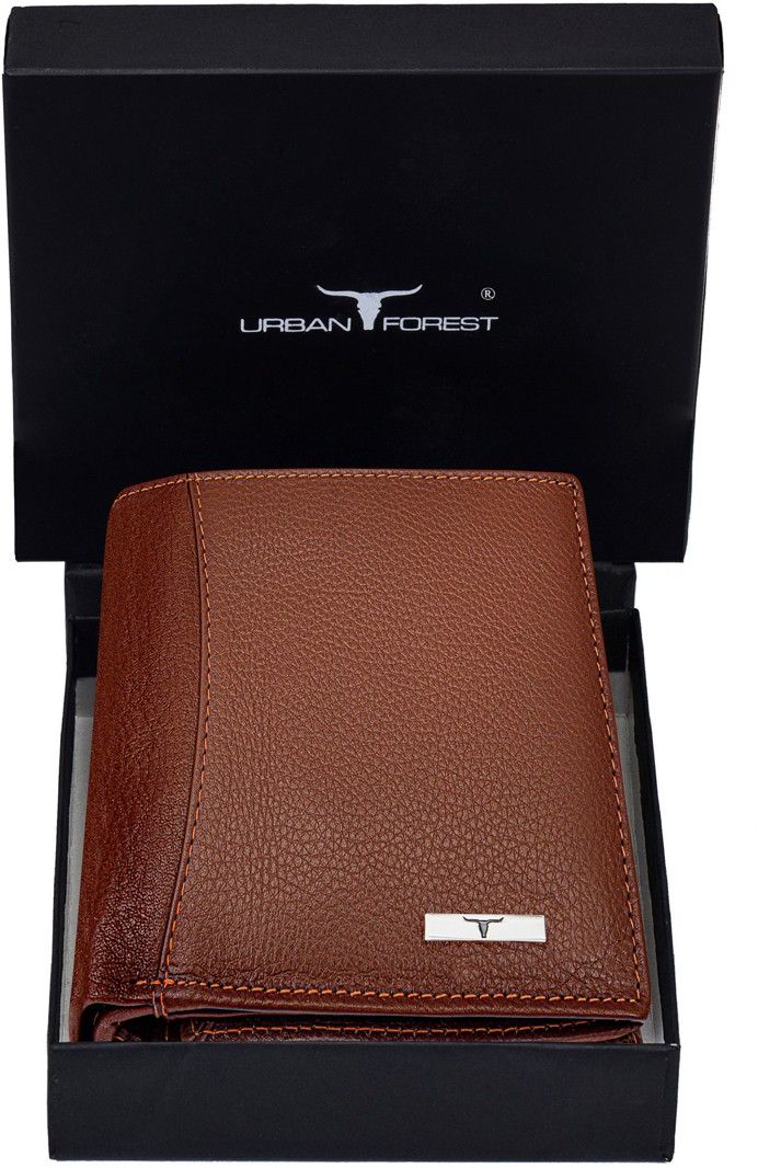 Men Brown Genuine Leather Wallet - Mini-image-25