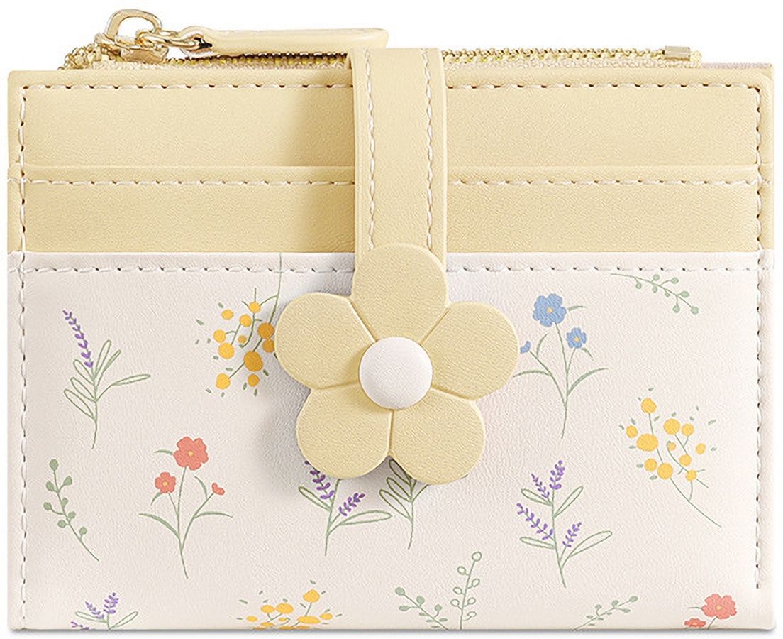 Women Casual Yellow Artificial Leather Wallet-image-33