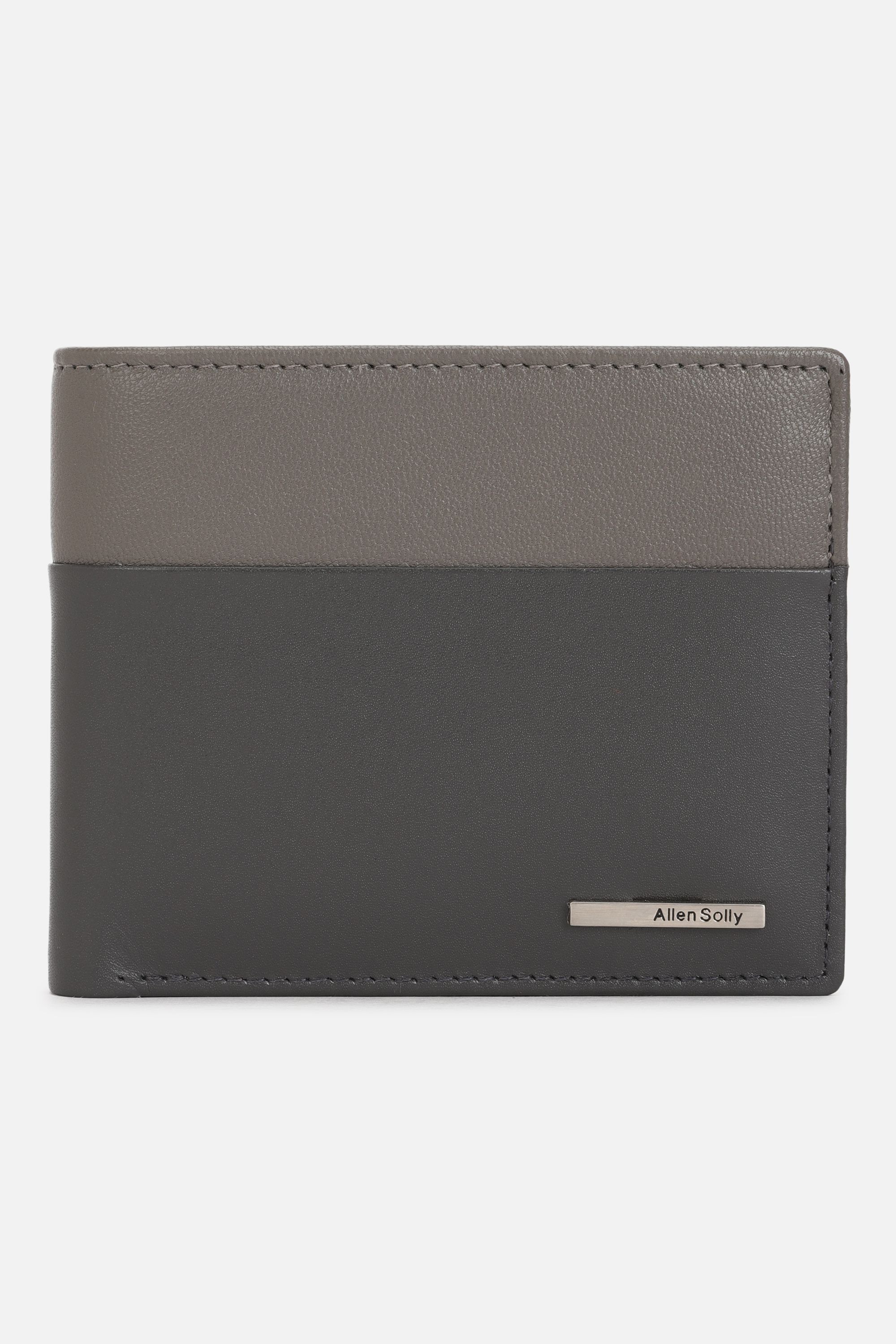 allen solly Men Casual Grey Genuine Leather Wallet-picture-17