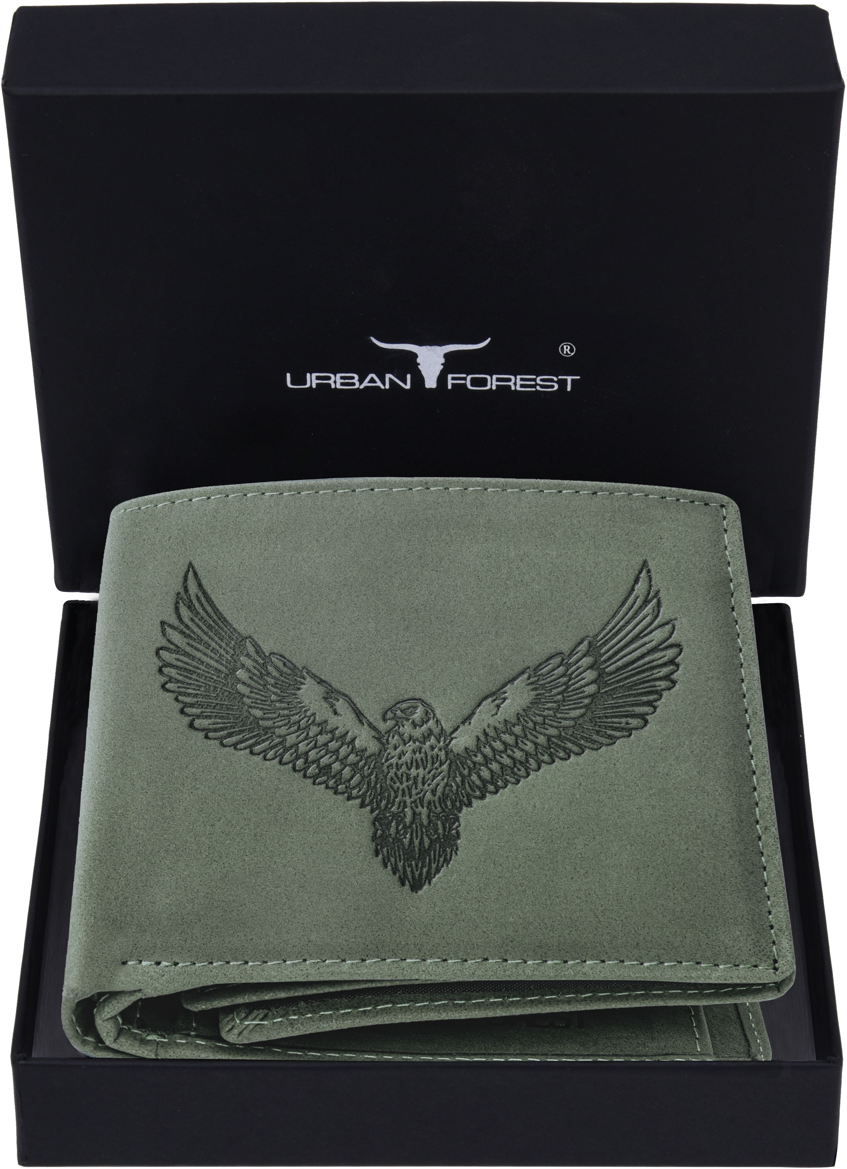 Men Green Genuine Leather RFIDWallet - Regular Size-image-44