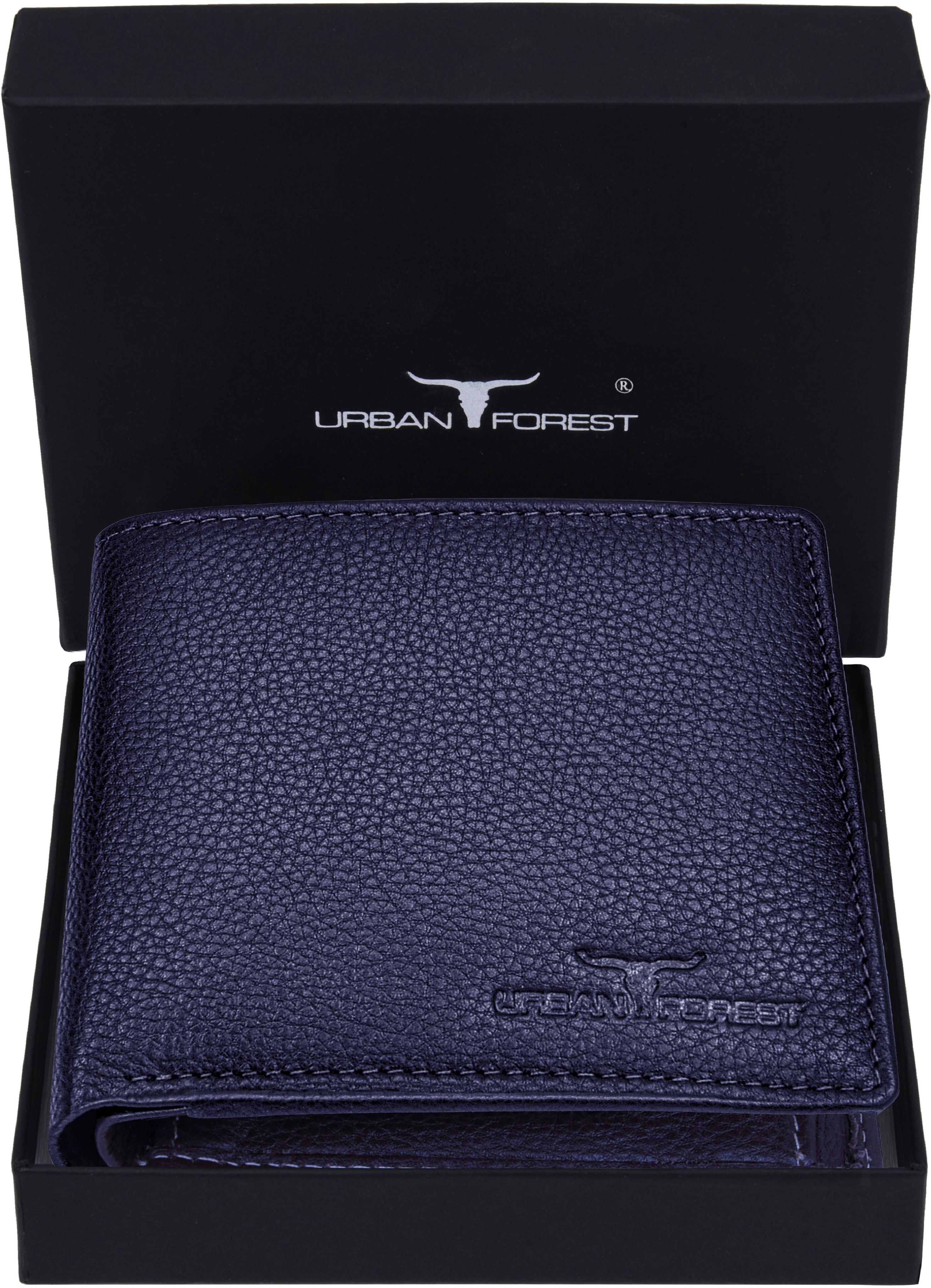 urban forest Men Casual, Trendy, Formal, Travel Blue Genuine Leather RFID Wallet-picture-21