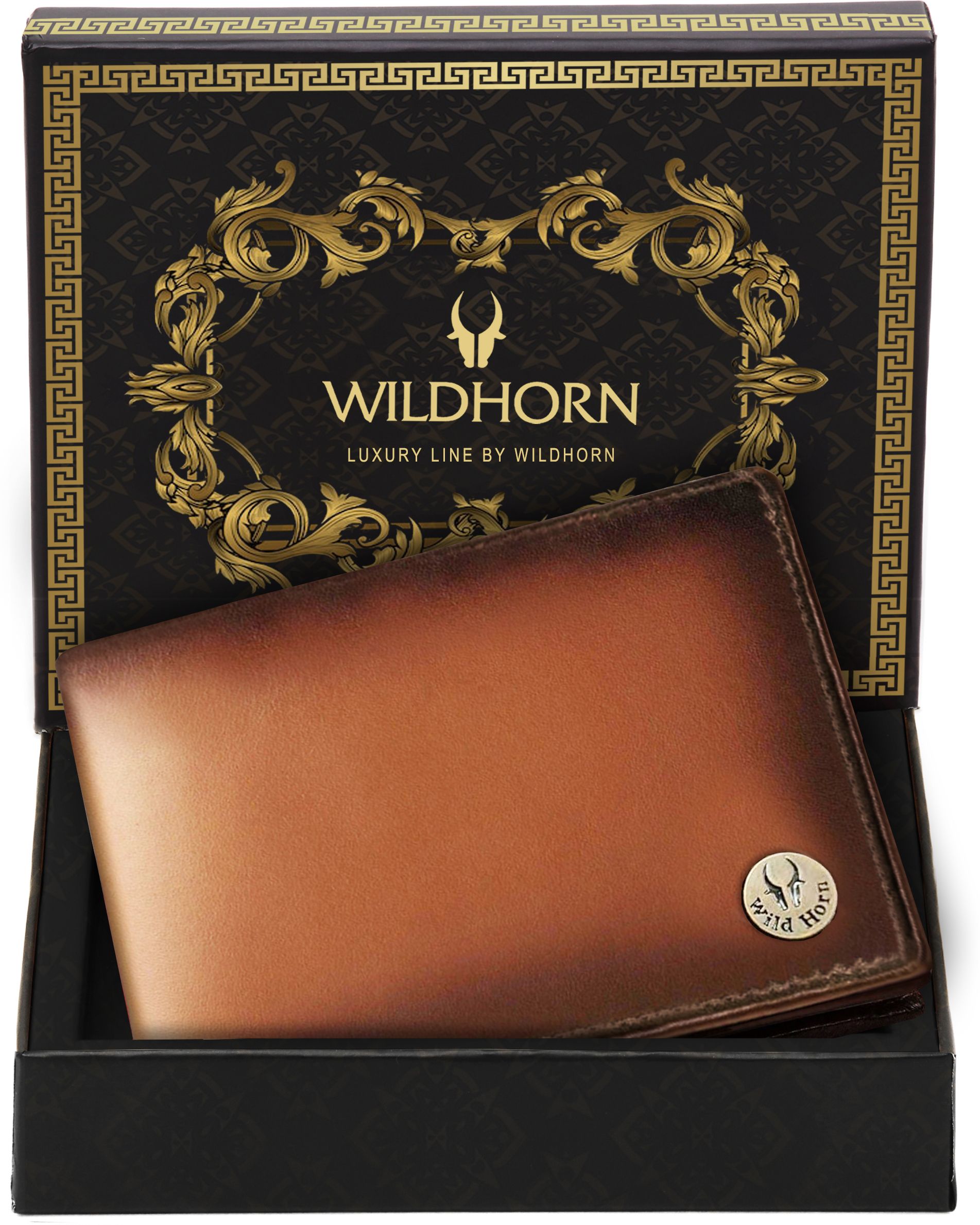 wildhorn Men Casual Tan Genuine Leather RFID Wallet-picture-15