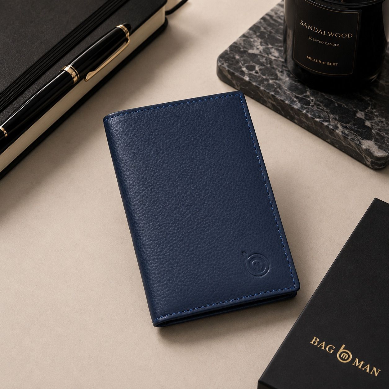 Men & Women Casual, Formal, Trendy Blue Genuine Leather RFID Card Holder-image-27