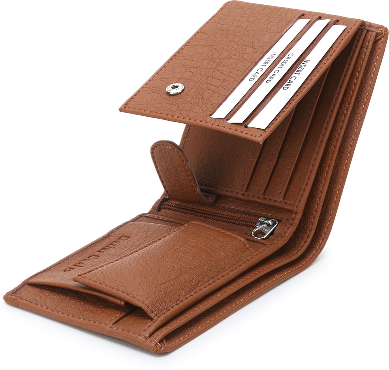 Men Trendy, Travel, Formal, Evening/Party, Casual, Ethnic Tan Artificial Leather Wallet