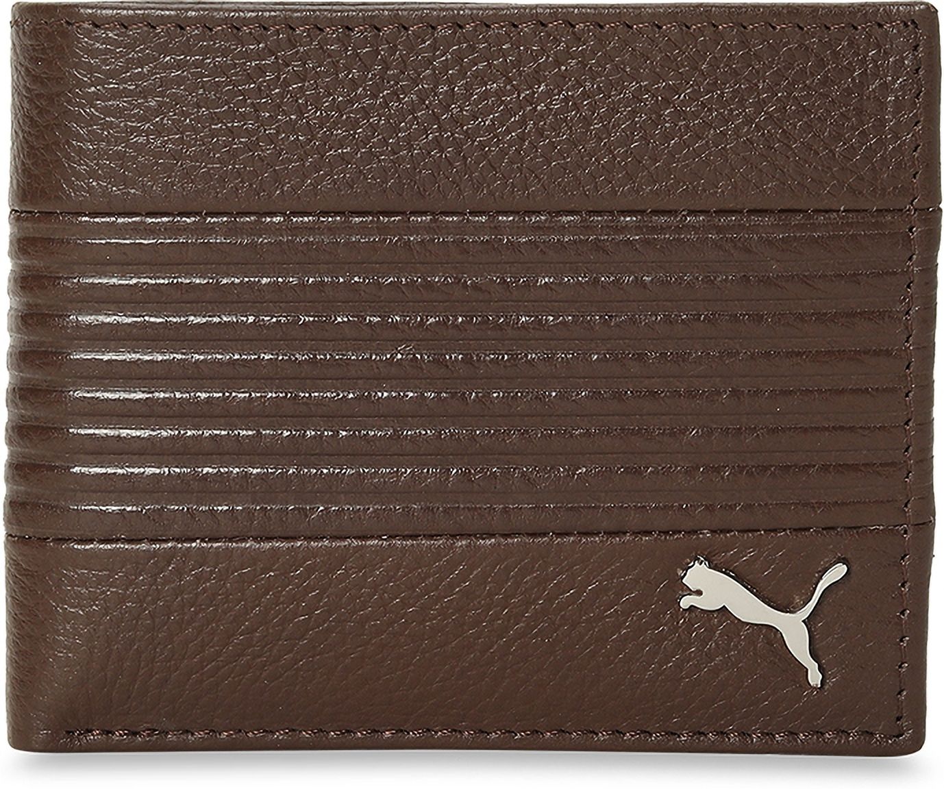 puma Men & Women Brown Genuine Leather Wallet-picture-12