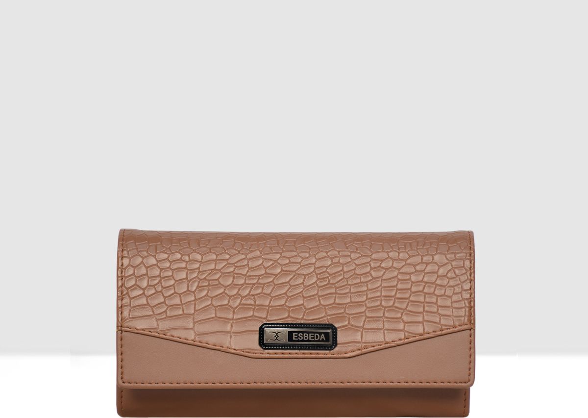 esbeda Women Casual Tan Artificial Leather Wallet-picture-12