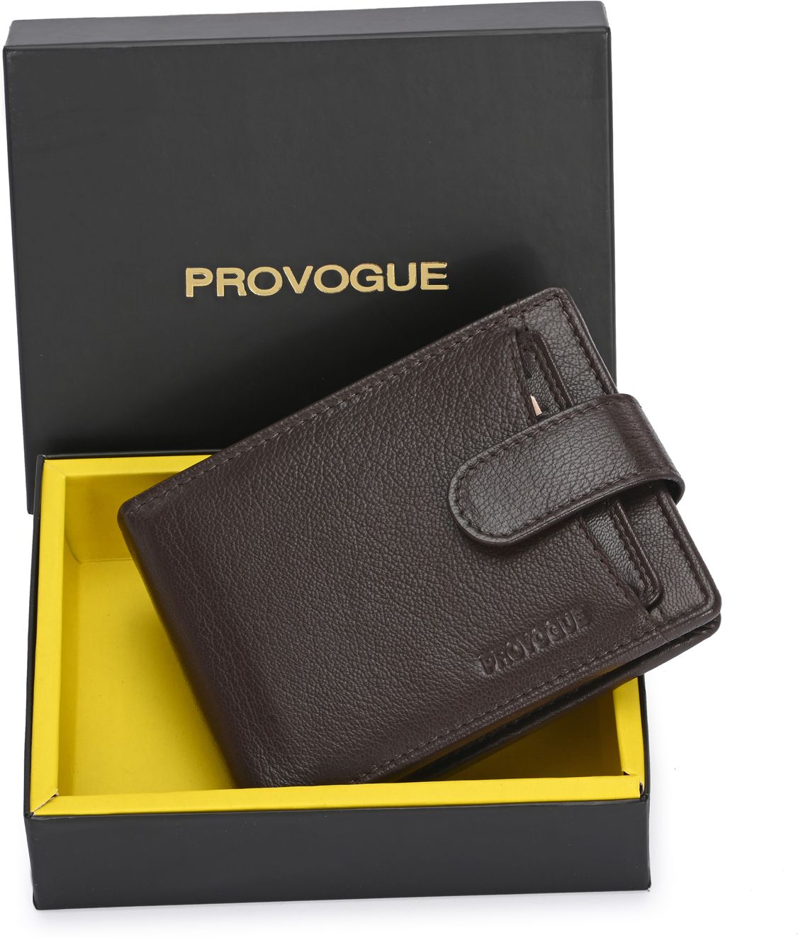 Men Casual, Formal Brown Genuine Leather RFID Wallet