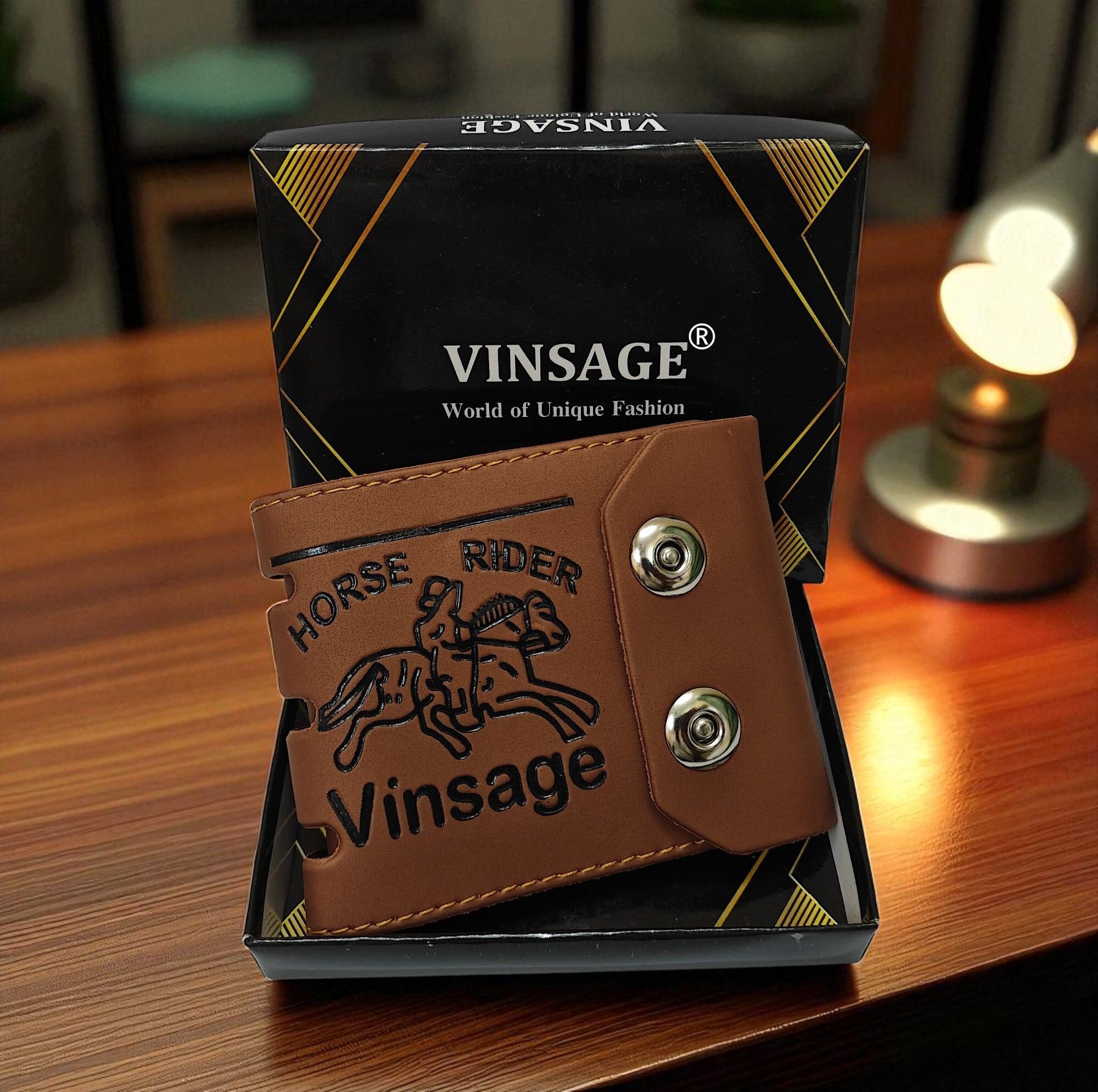 vinsage Men Brown Artificial Leather Wallet-picture-16
