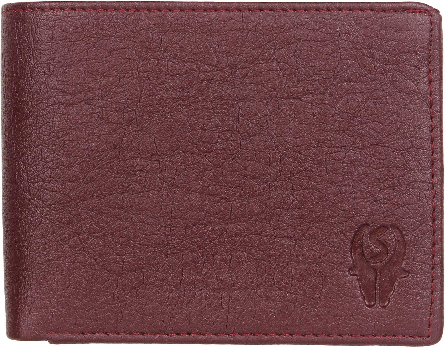 Men Casual Brown Artificial Leather Money Clip - Mini-image-2