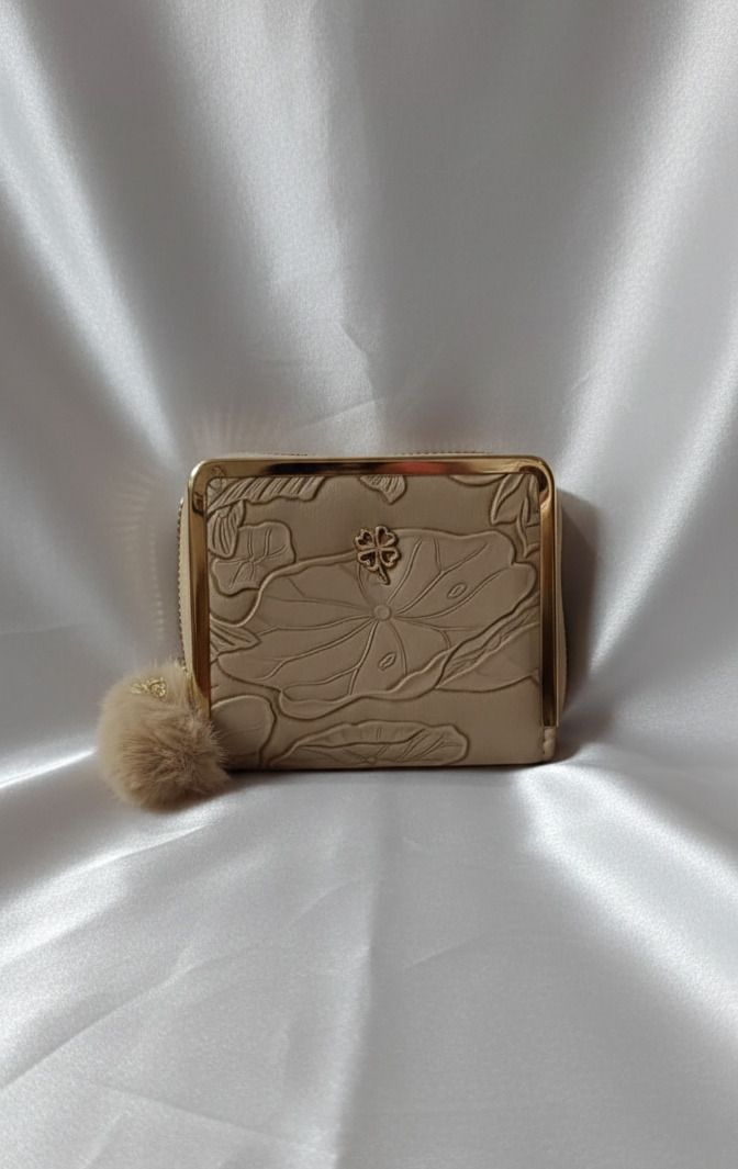 Women Trendy Khaki Artificial Leather Wallet