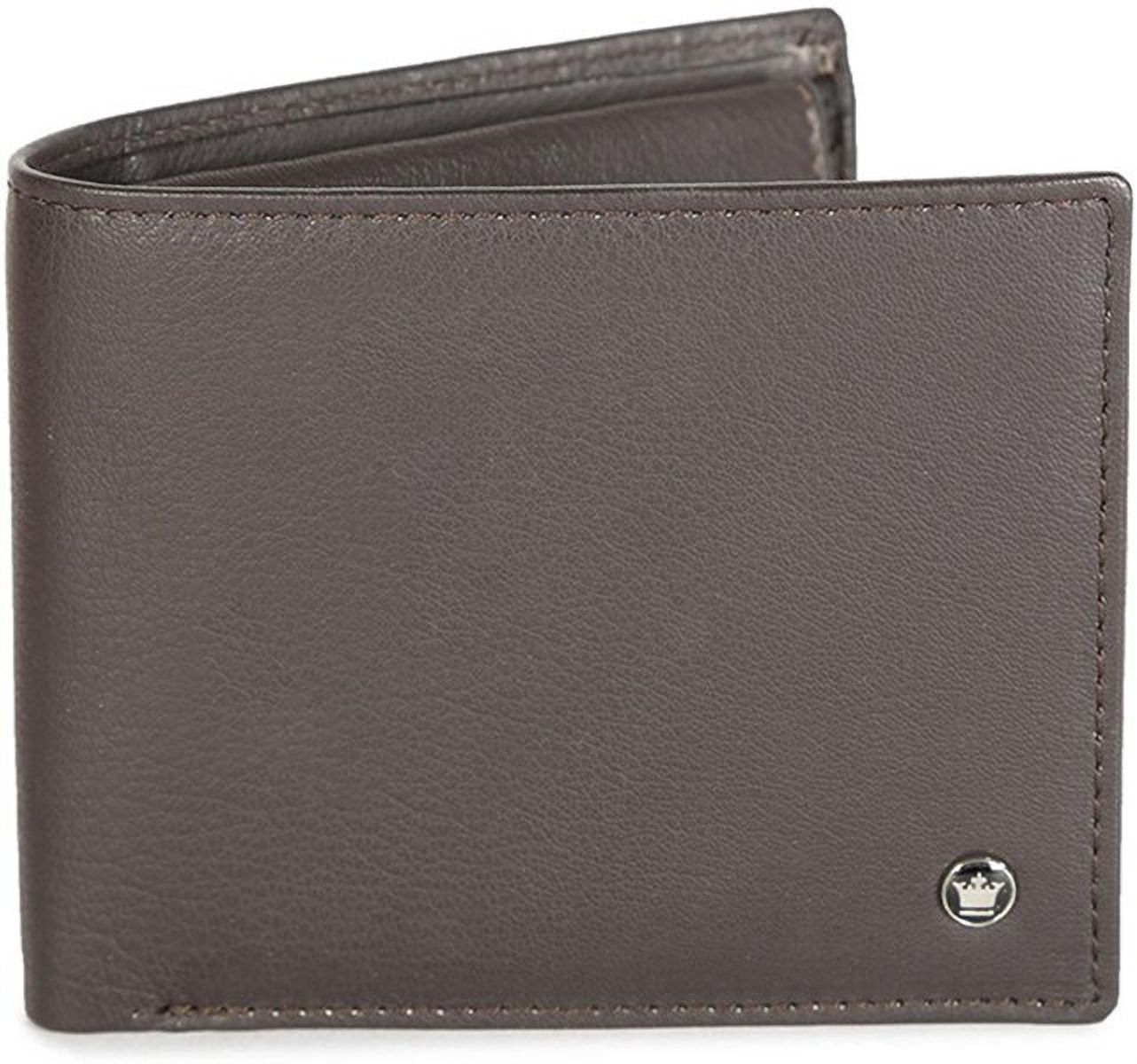 louis philippe Men Brown Genuine Leather Wallet - Regular Size-picture-14