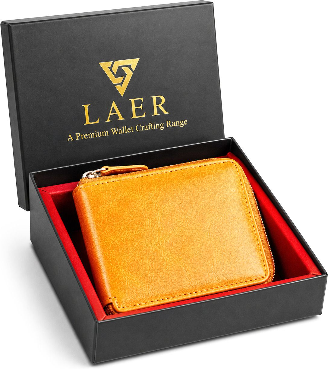 laer Men & Women Casual, Formal, Evening/Party, Travel, Trendy Brown Genuine Leather RFID Wallet-picture-24