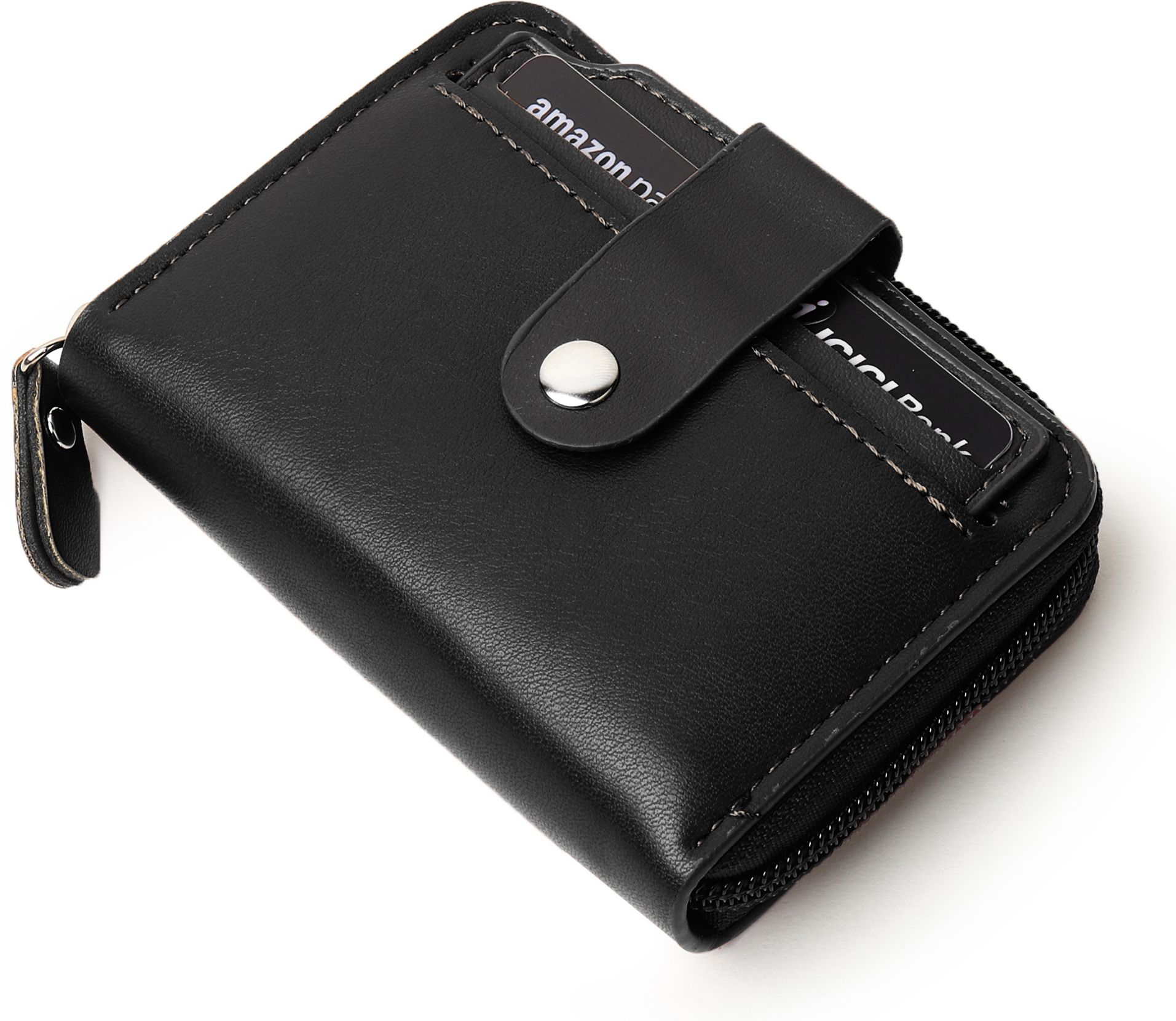 Men Black Artificial Leather Card Holder-image-44