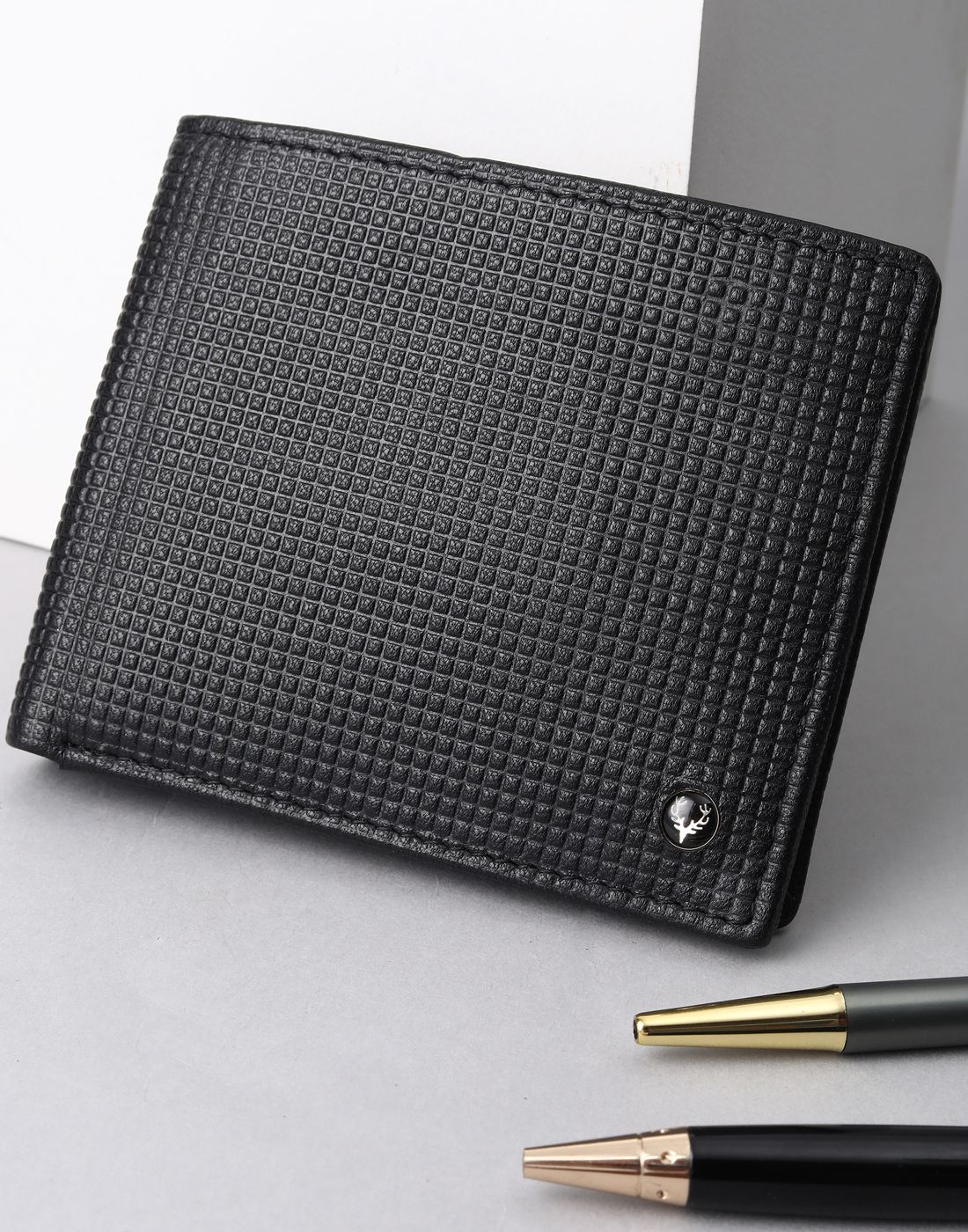 allen solly Men Black Genuine Leather Wallet-picture-25