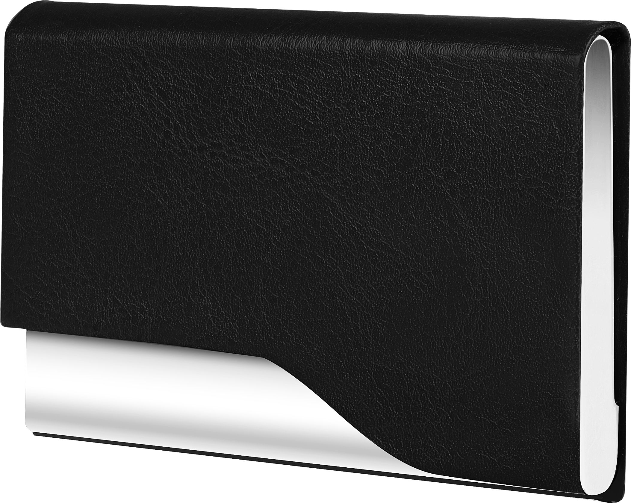 aaurubis enterprise Men & Women Casual Black Artificial Leather Card Holder-picture-4