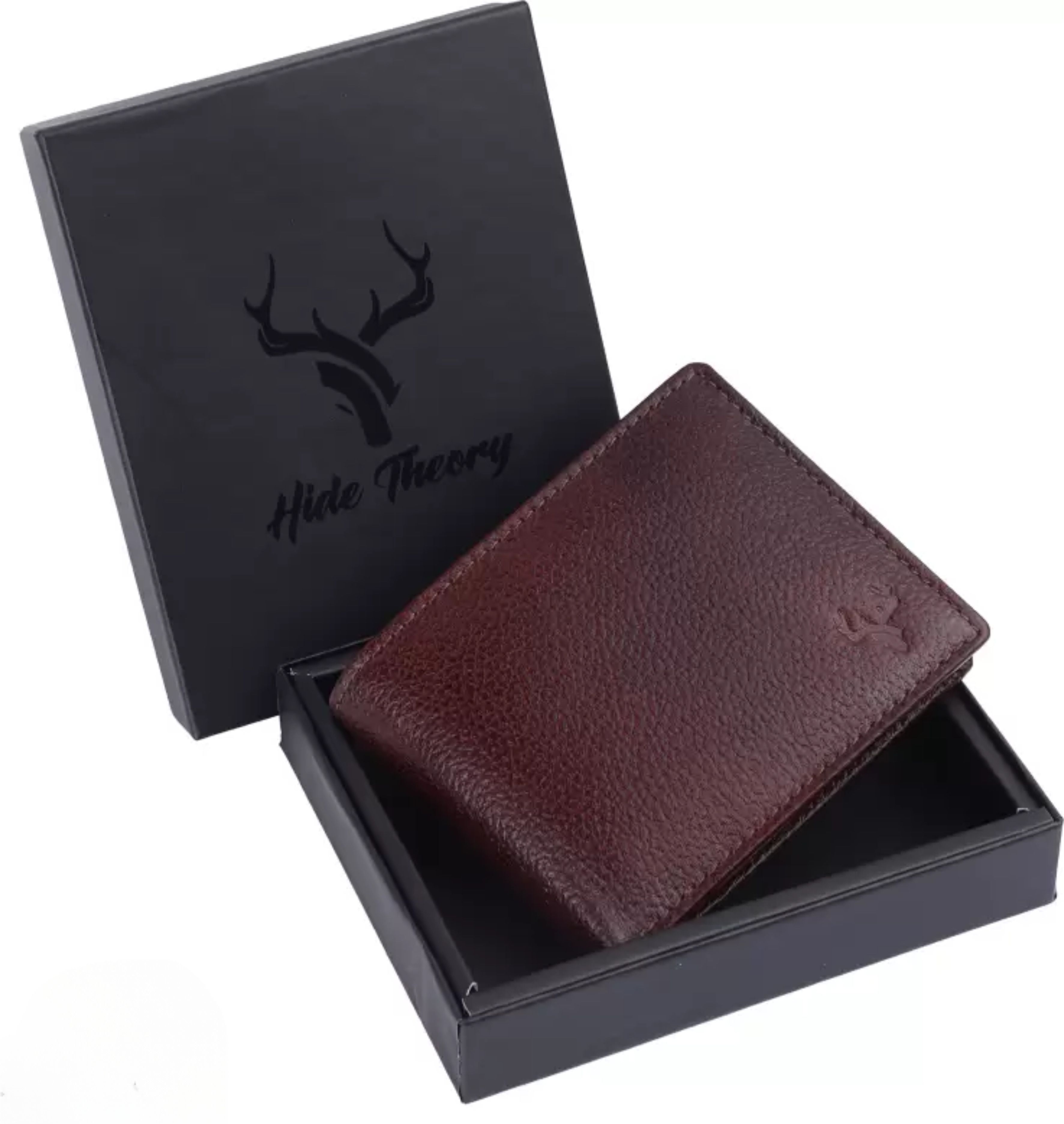 hidetheory Men Formal Brown Genuine Leather RFIDWallet-picture-20