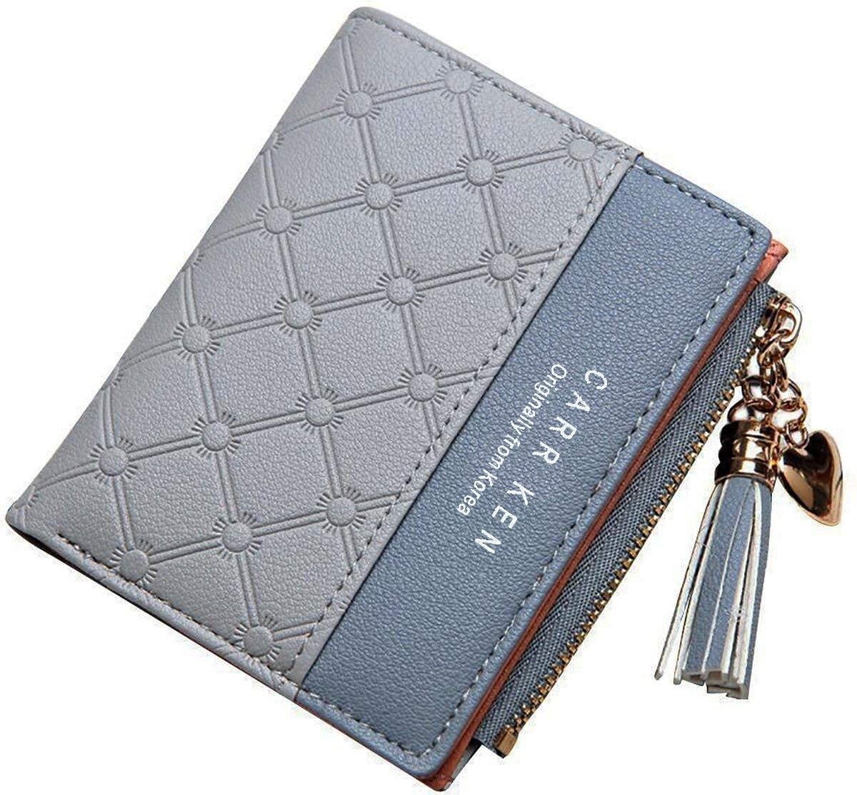 Women Grey Artificial Leather Wallet - Mini-image-8