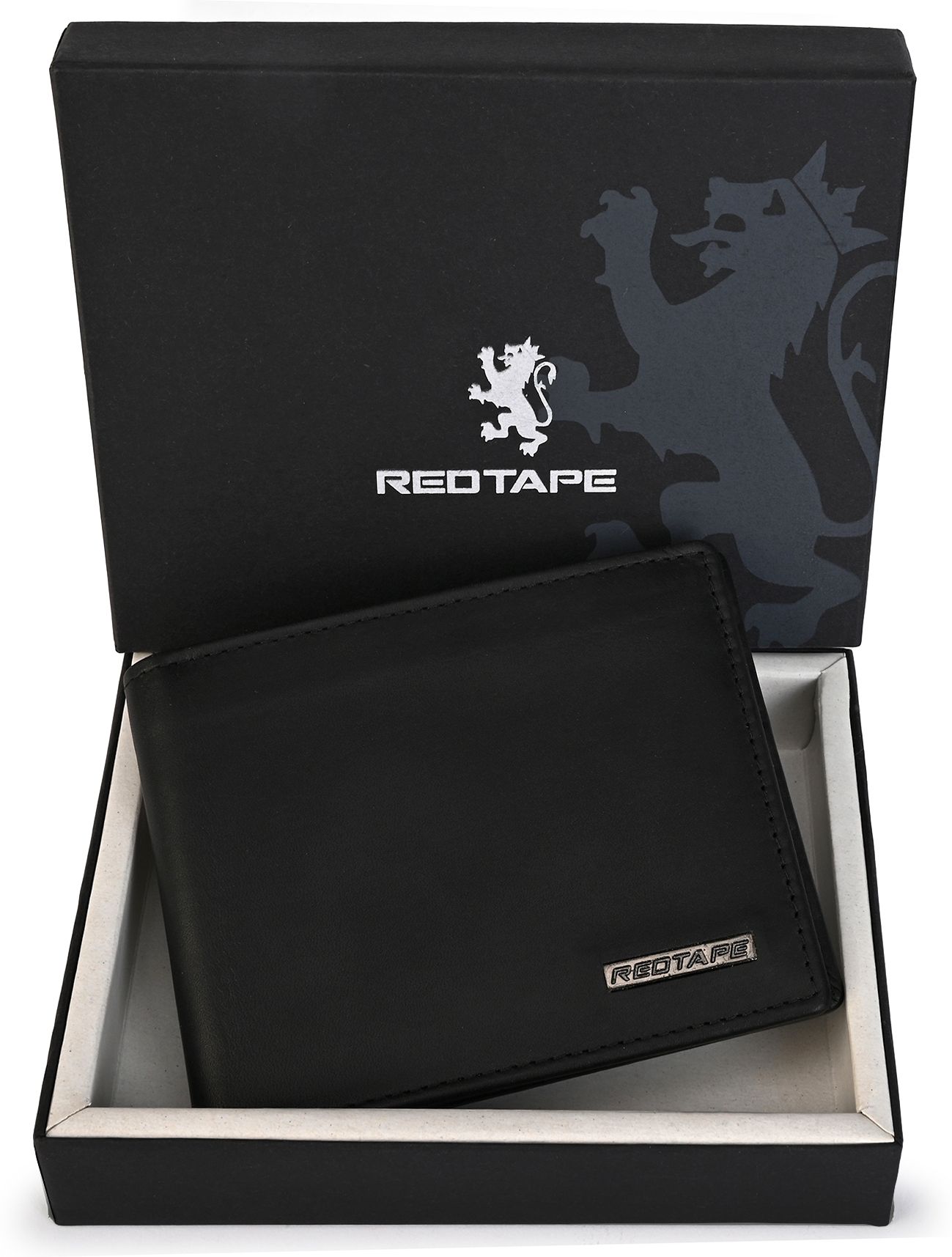 red tape Men Casual, Formal Black Genuine Leather RFIDWallet-picture-19