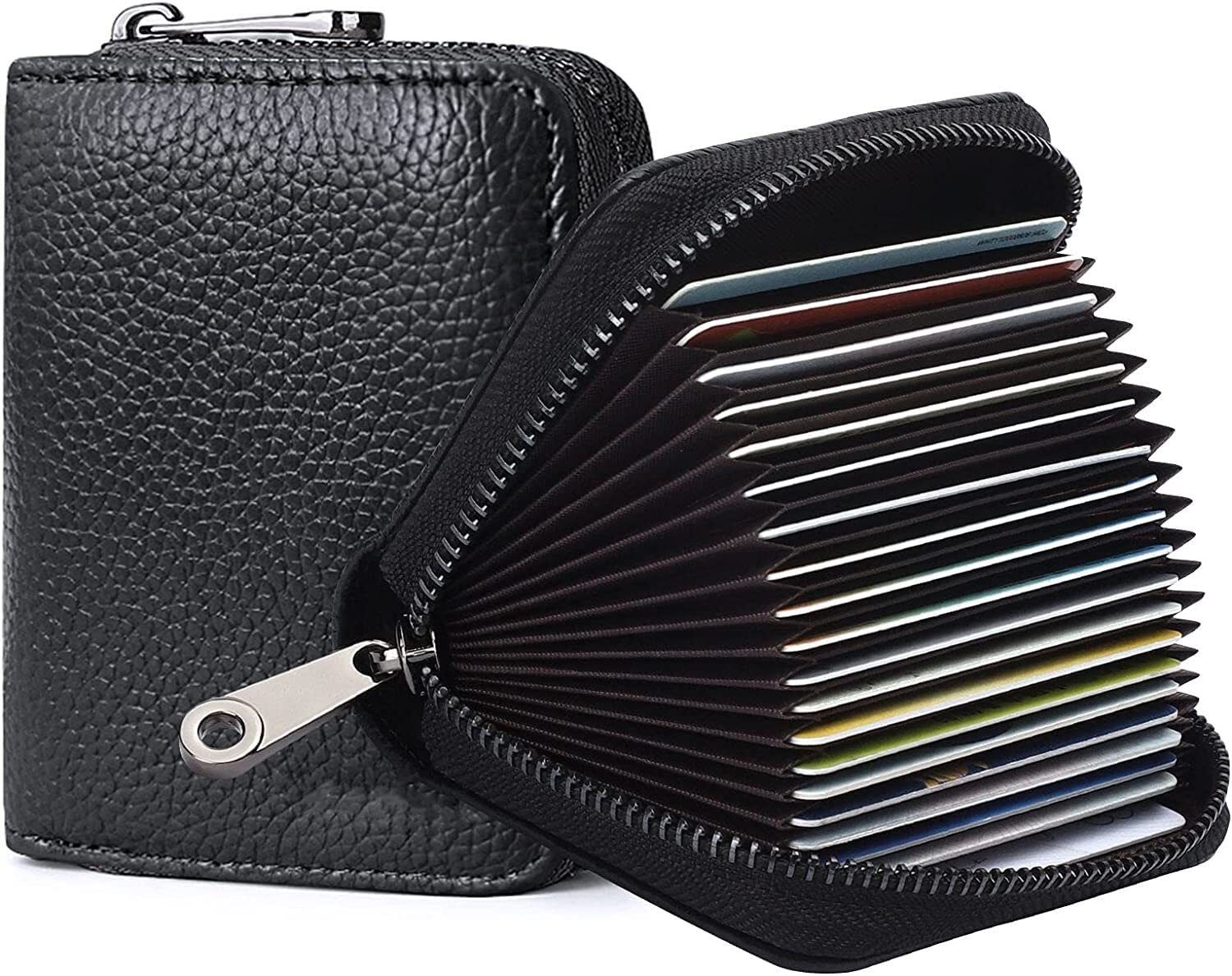 Men & Women Casual Black Canvas Card Holder-image-21