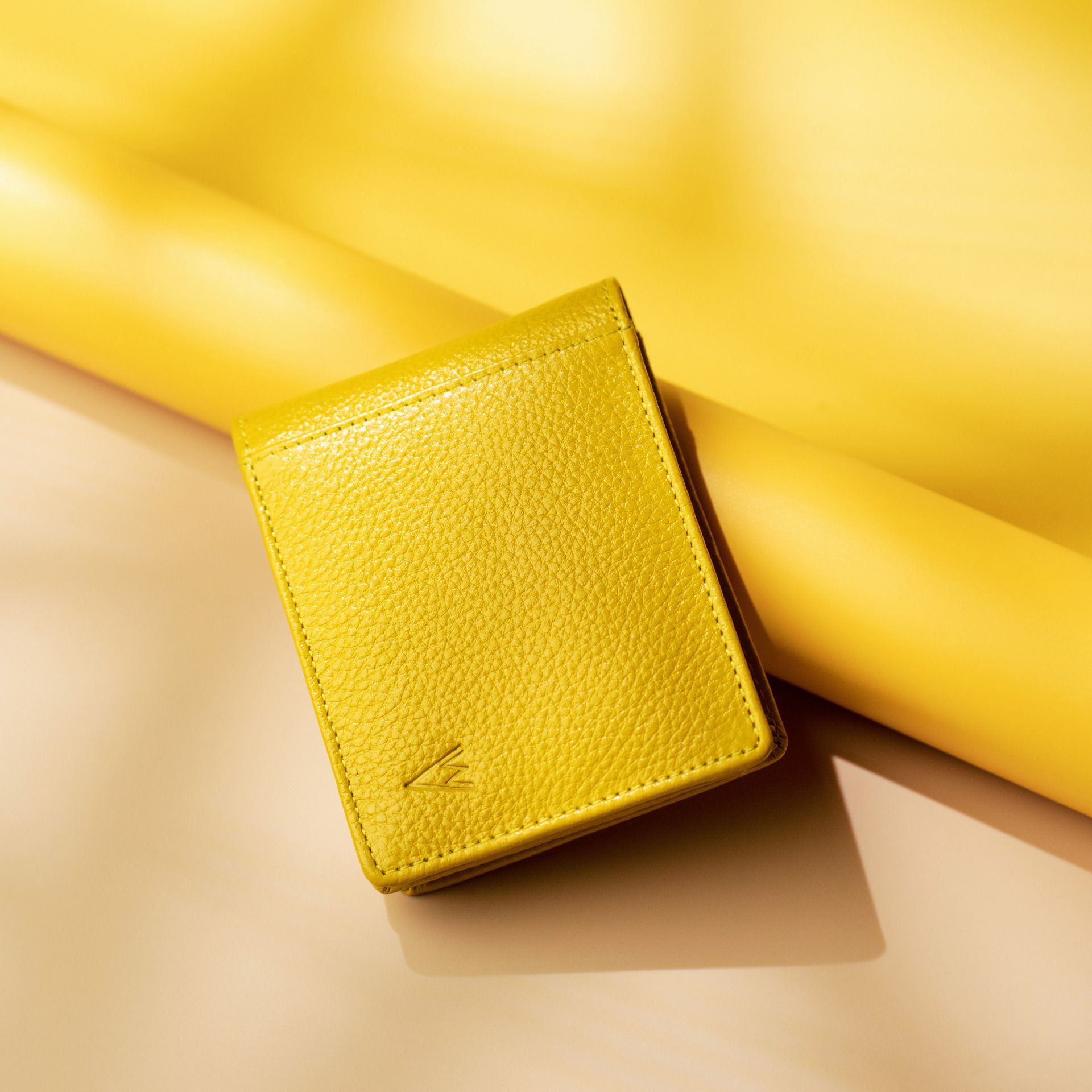 Men Trendy, Casual Yellow Genuine Leather RFID Wallet-image-19