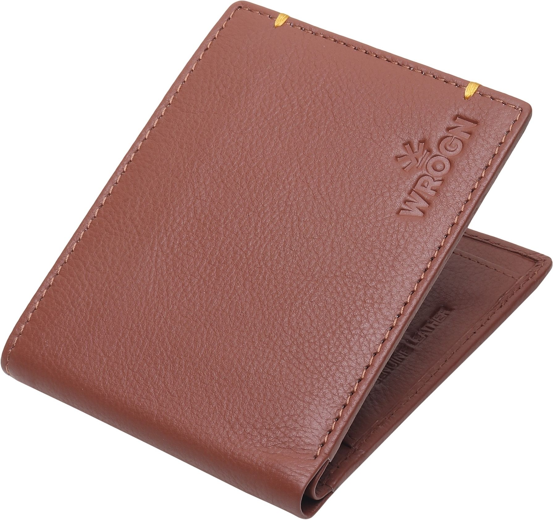 wrogn Men Tan Genuine Leather RFIDWallet-picture-27