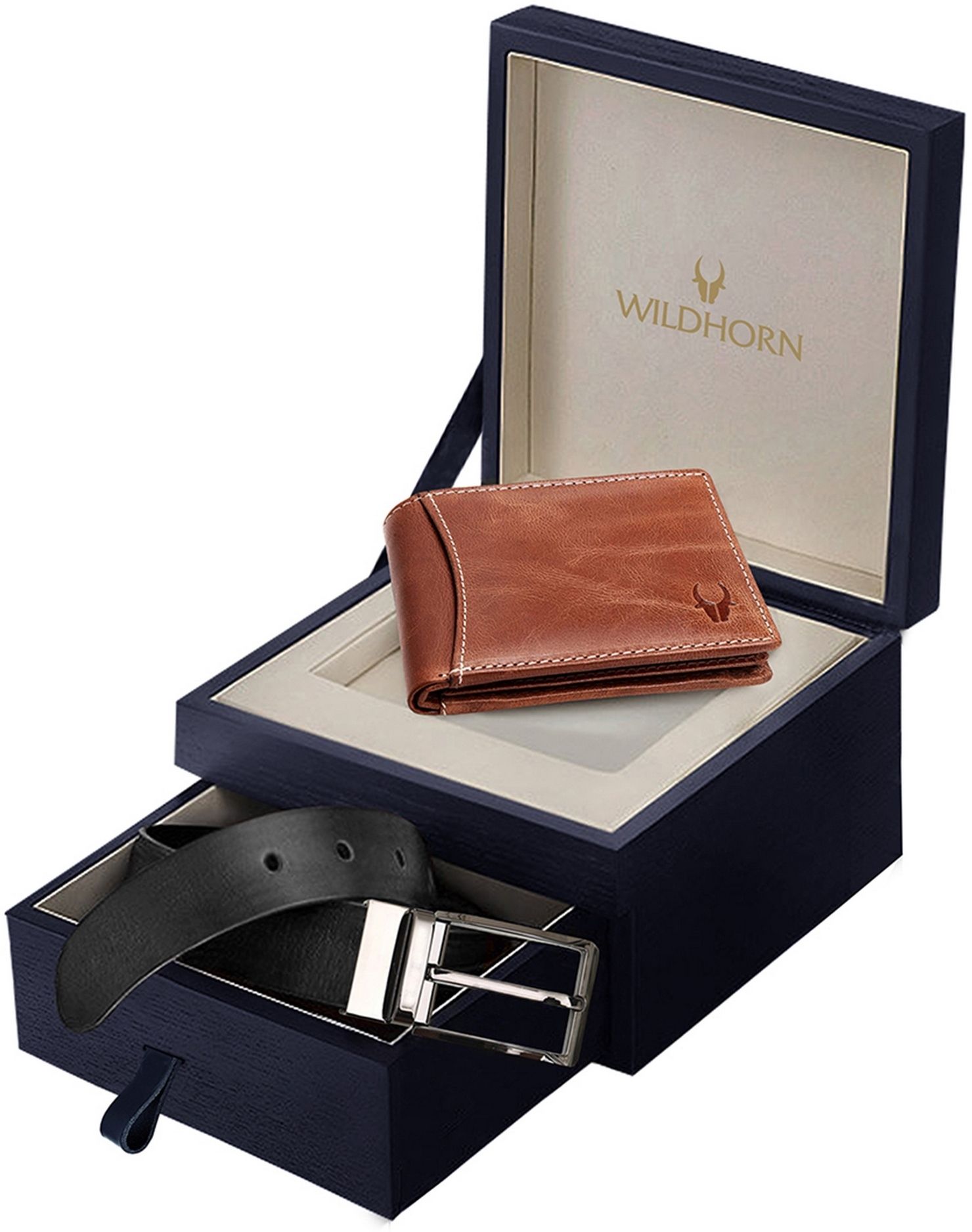 wildhorn Men Formal Tan Genuine Leather RFID Wallet-picture-12