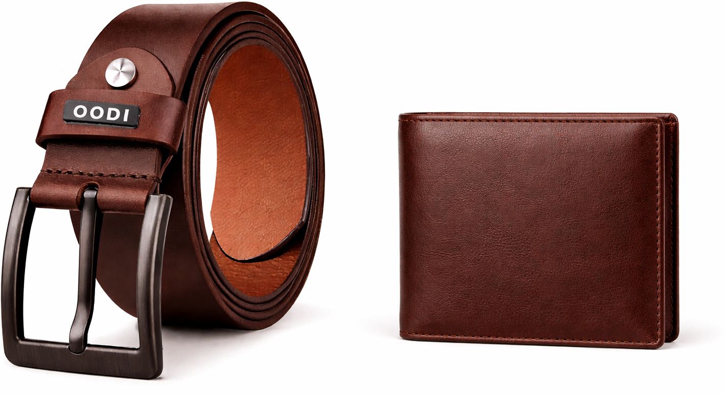 oodi Men Casual, Formal Brown Genuine Leather Belt-picture-48